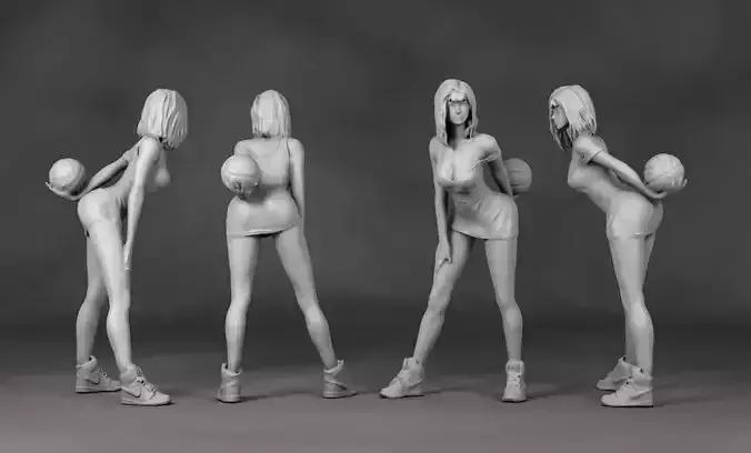 Slamdunk Girl Action Figure