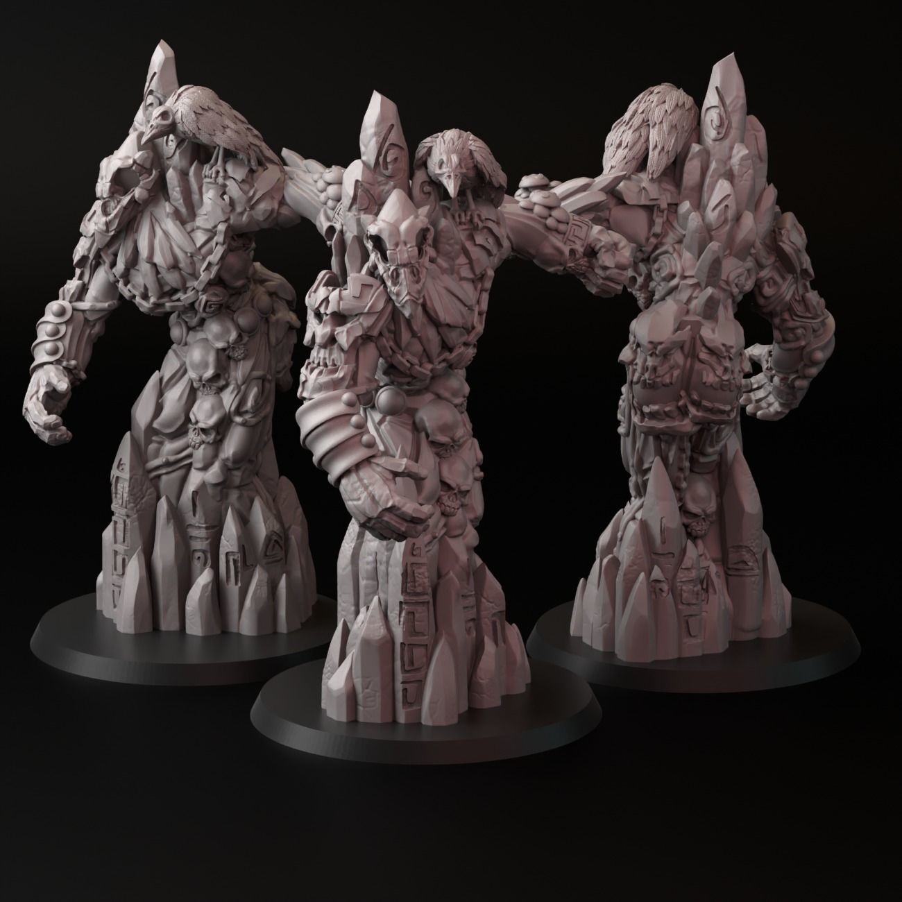 Earth elemental 3D print model_2