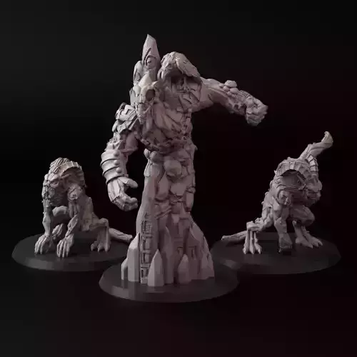 Earth elemental 3D print model