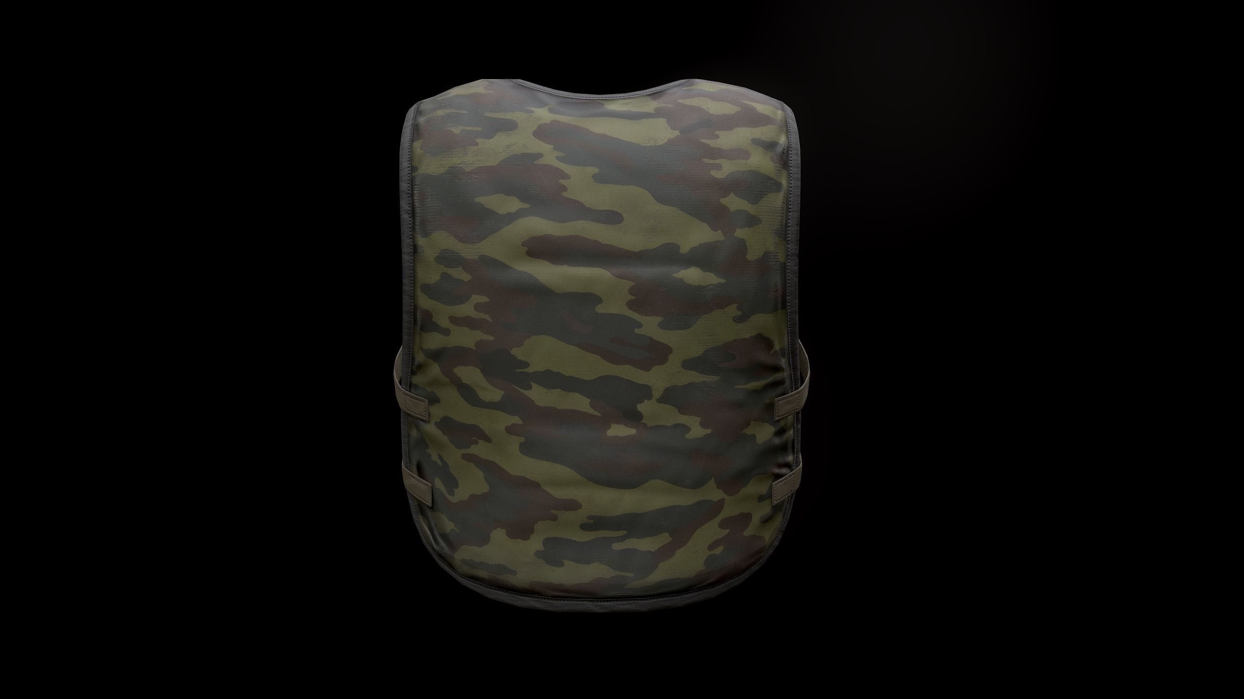 6B2 Body Armor Low-poly 3D model_3