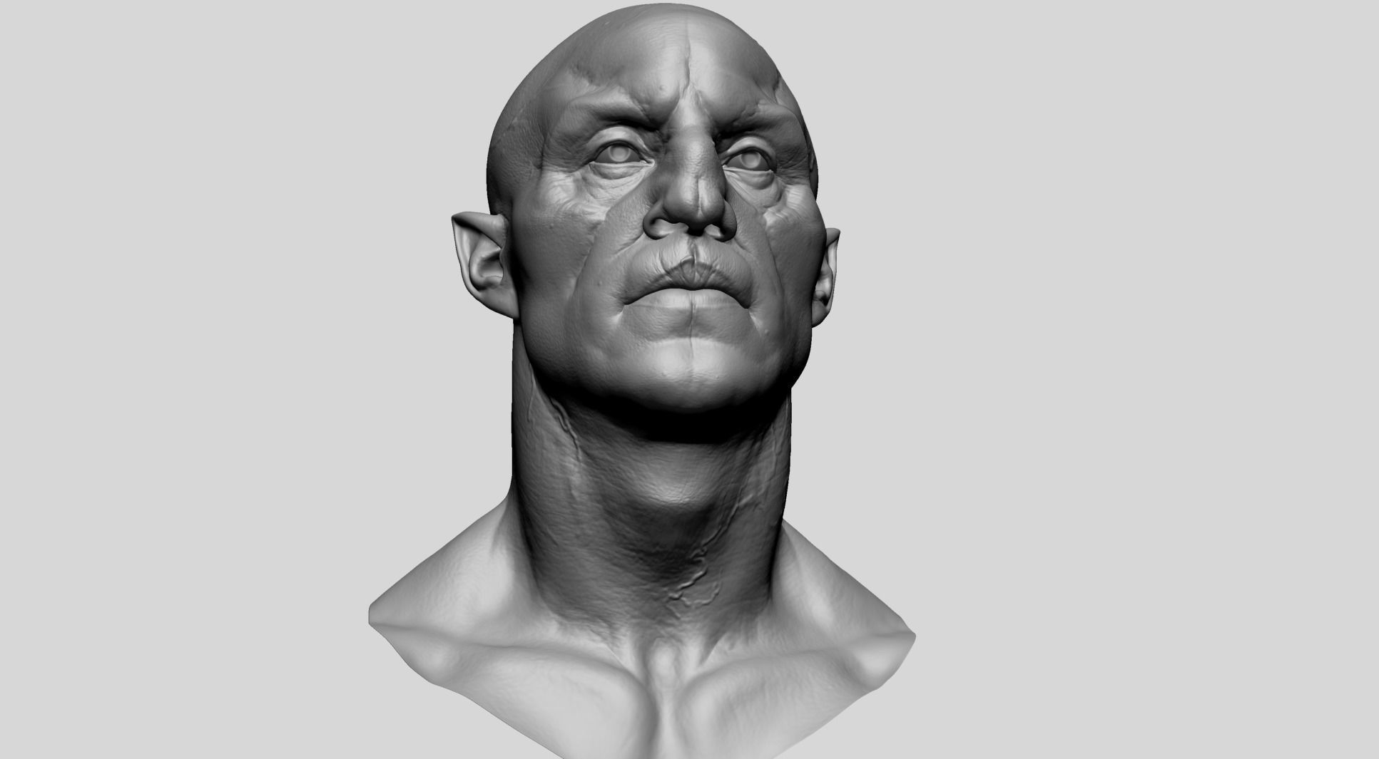 Creature Head V1 3D model_8