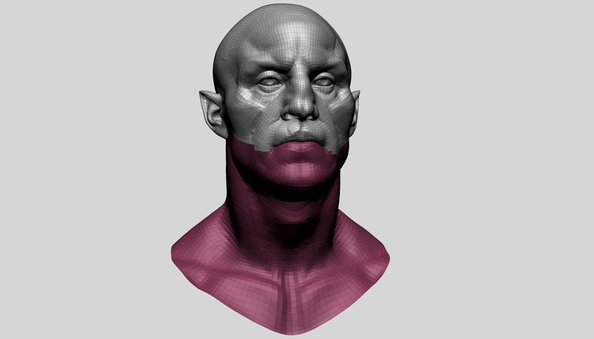 Creature Head V1 3D model_12