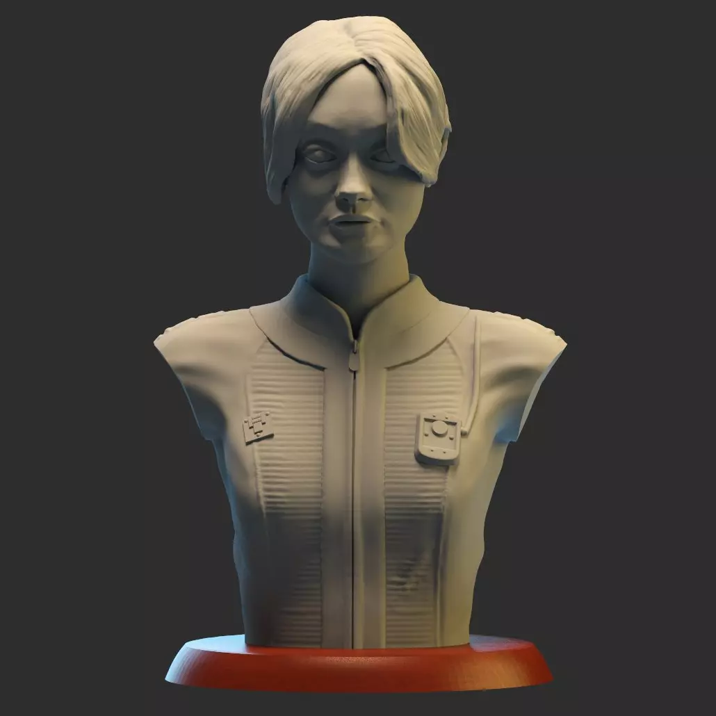LUCY MACLEAN  bust fallout 3D print model_0