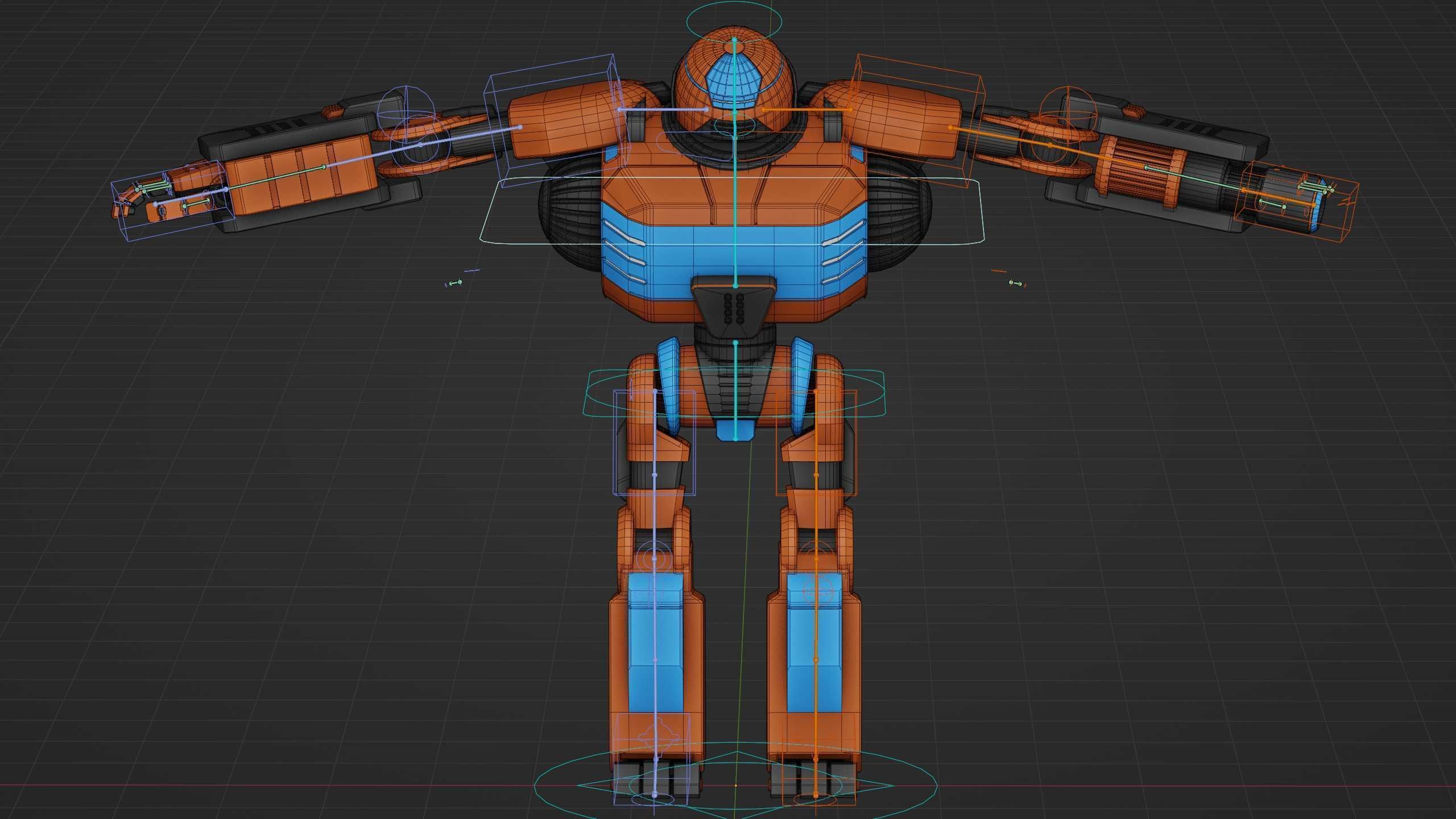 COMBAT DROID ORION Rigged for Unreal Engine - Unity - MIXAMO 3D model_39