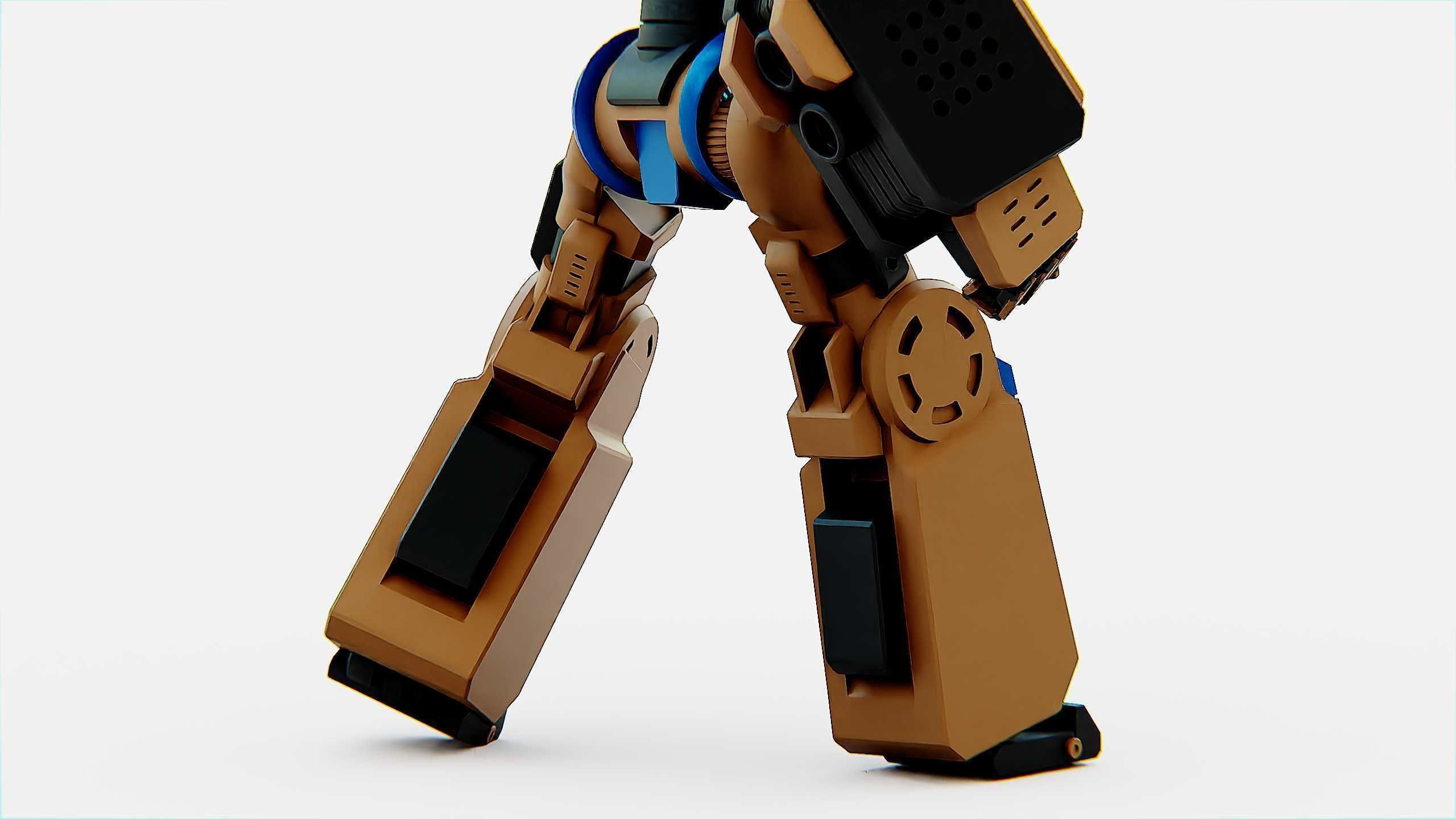 COMBAT DROID ORION Rigged for Unreal Engine - Unity - MIXAMO 3D model_27