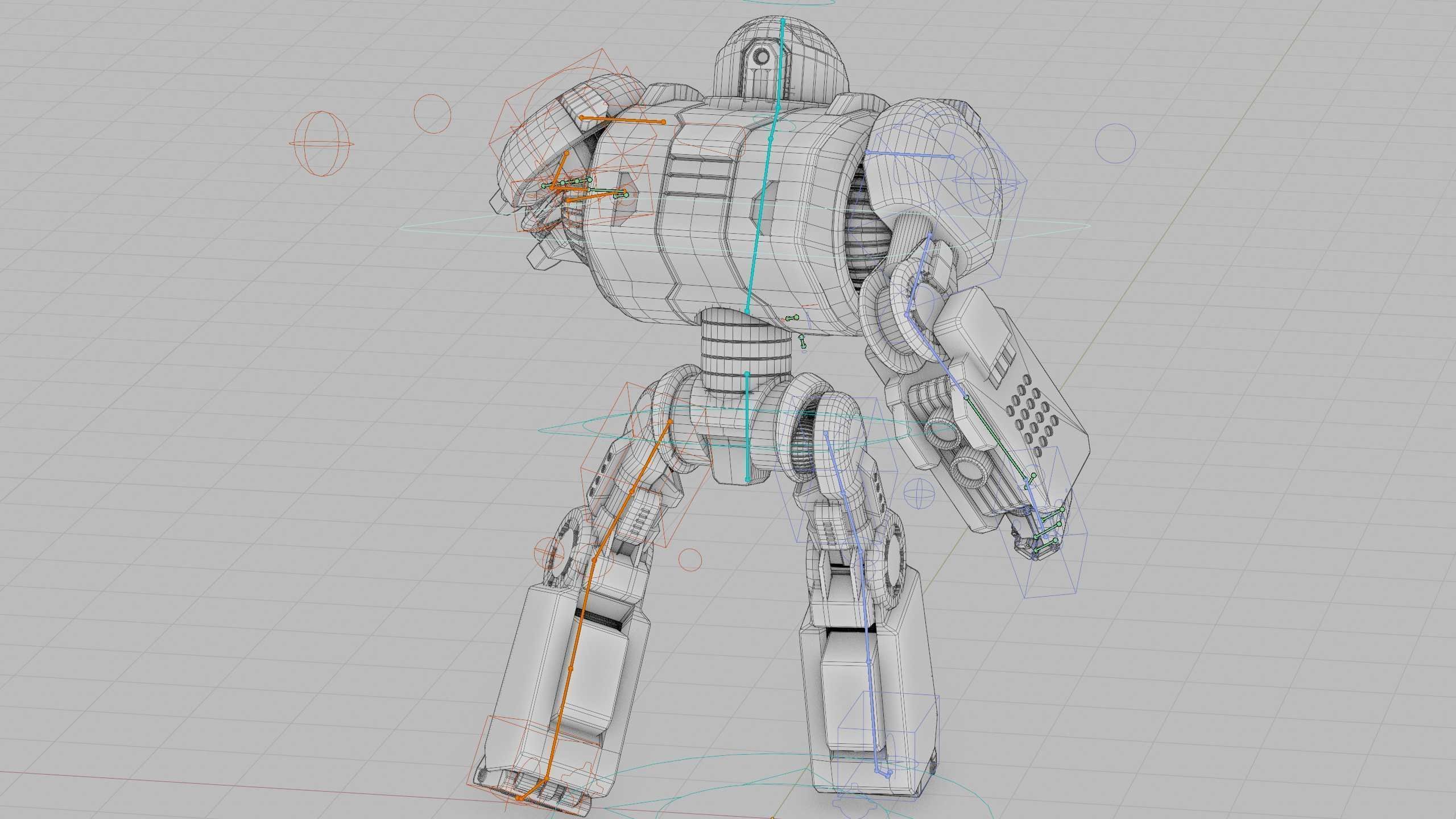 COMBAT DROID ORION Rigged for Unreal Engine - Unity - MIXAMO 3D model_41