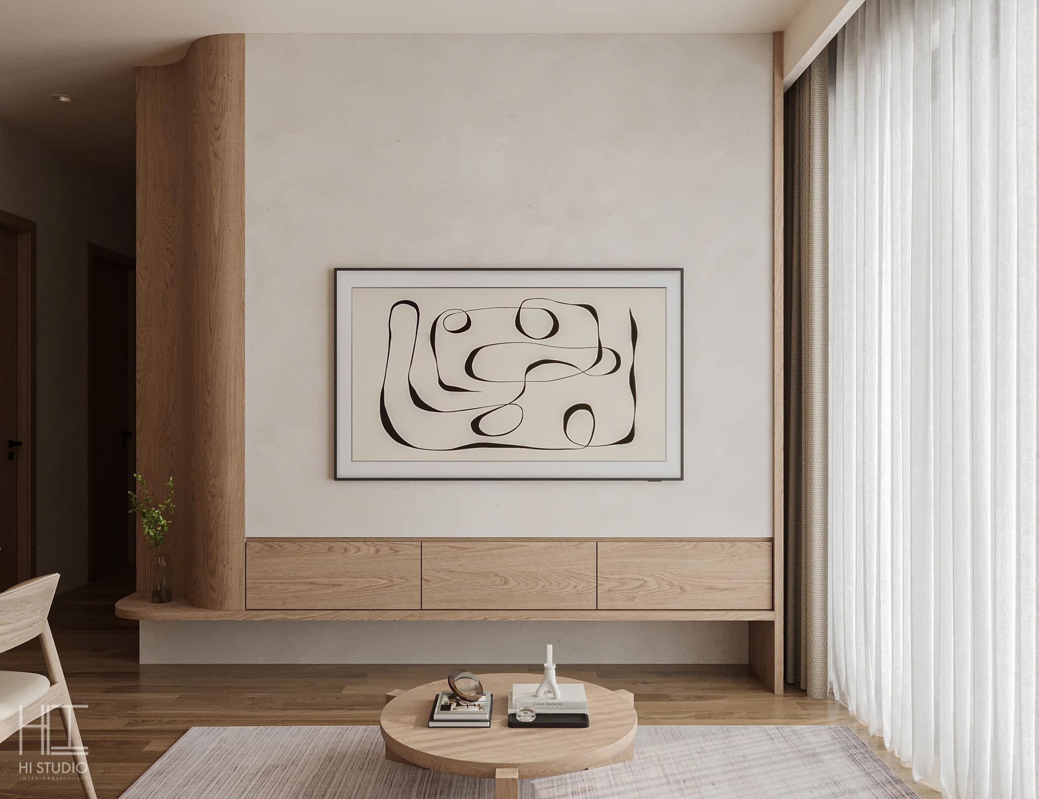 Living interior design Model 3D - 05 3D model 3D model_7