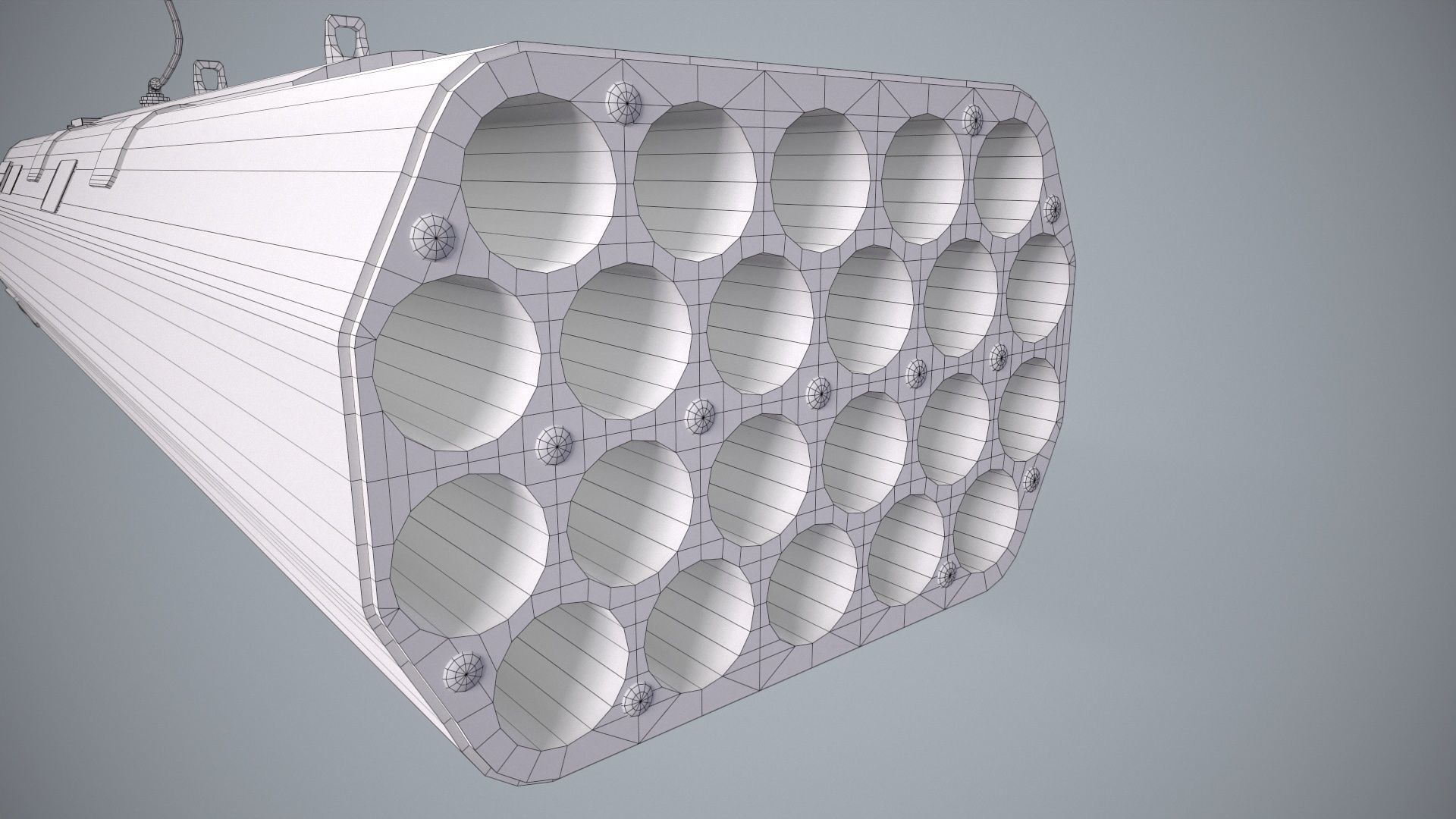 Telson 22 Launcher With Missiles Low-poly 3D model_17