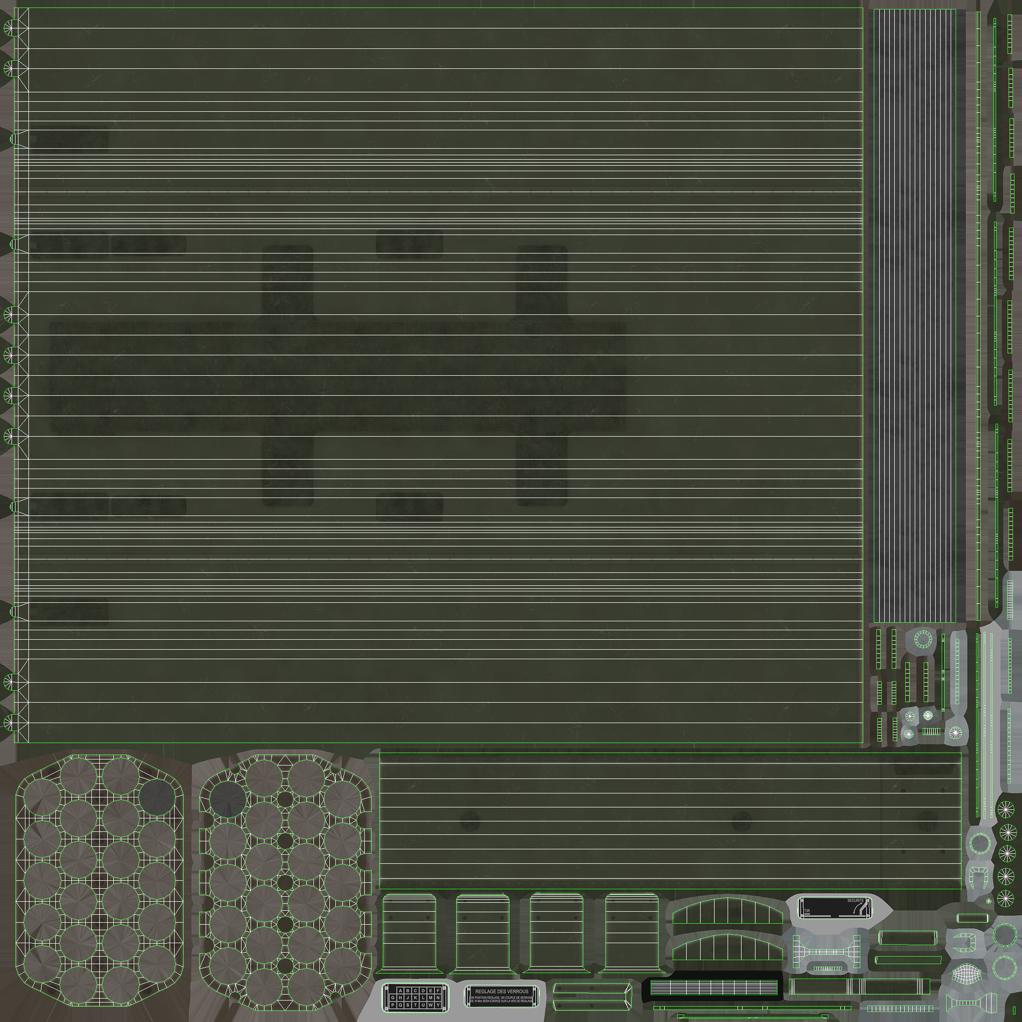 Telson 22 Launcher With Missiles Low-poly 3D model_23