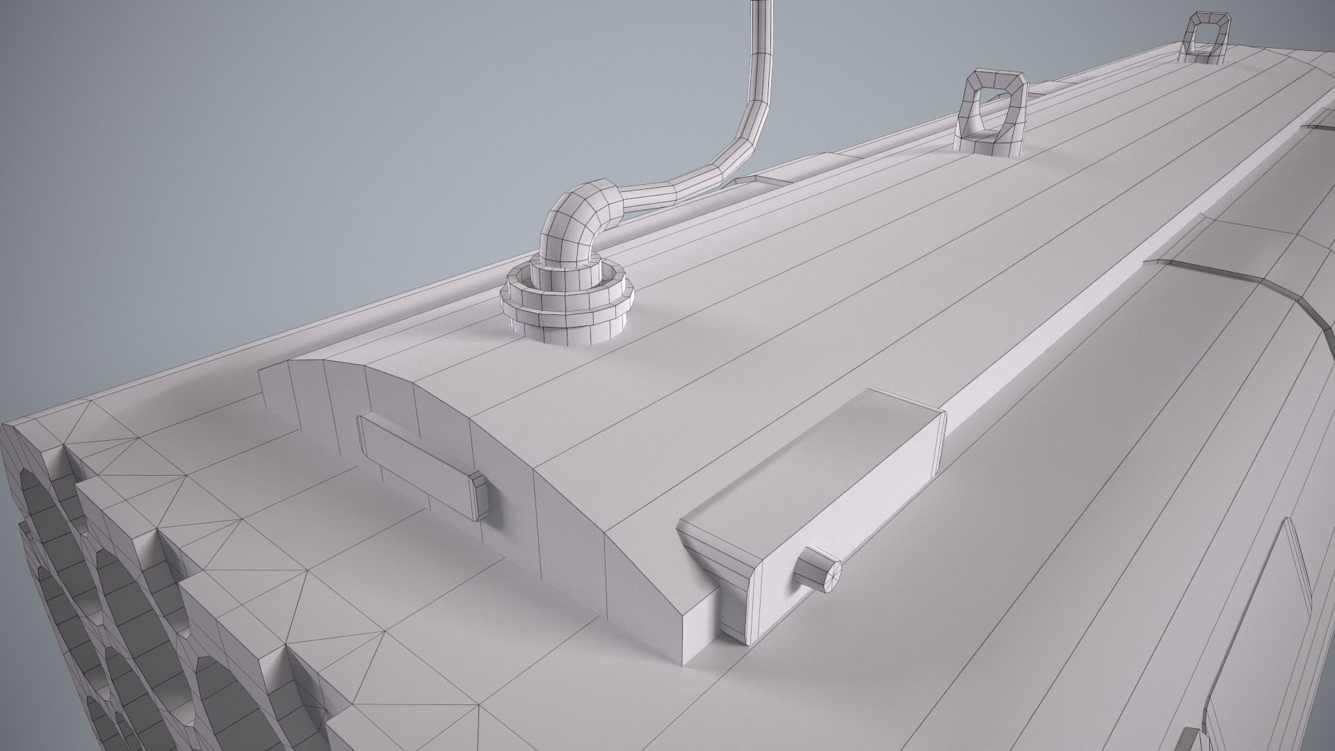 Telson 22 Launcher With Missiles Low-poly 3D model_18