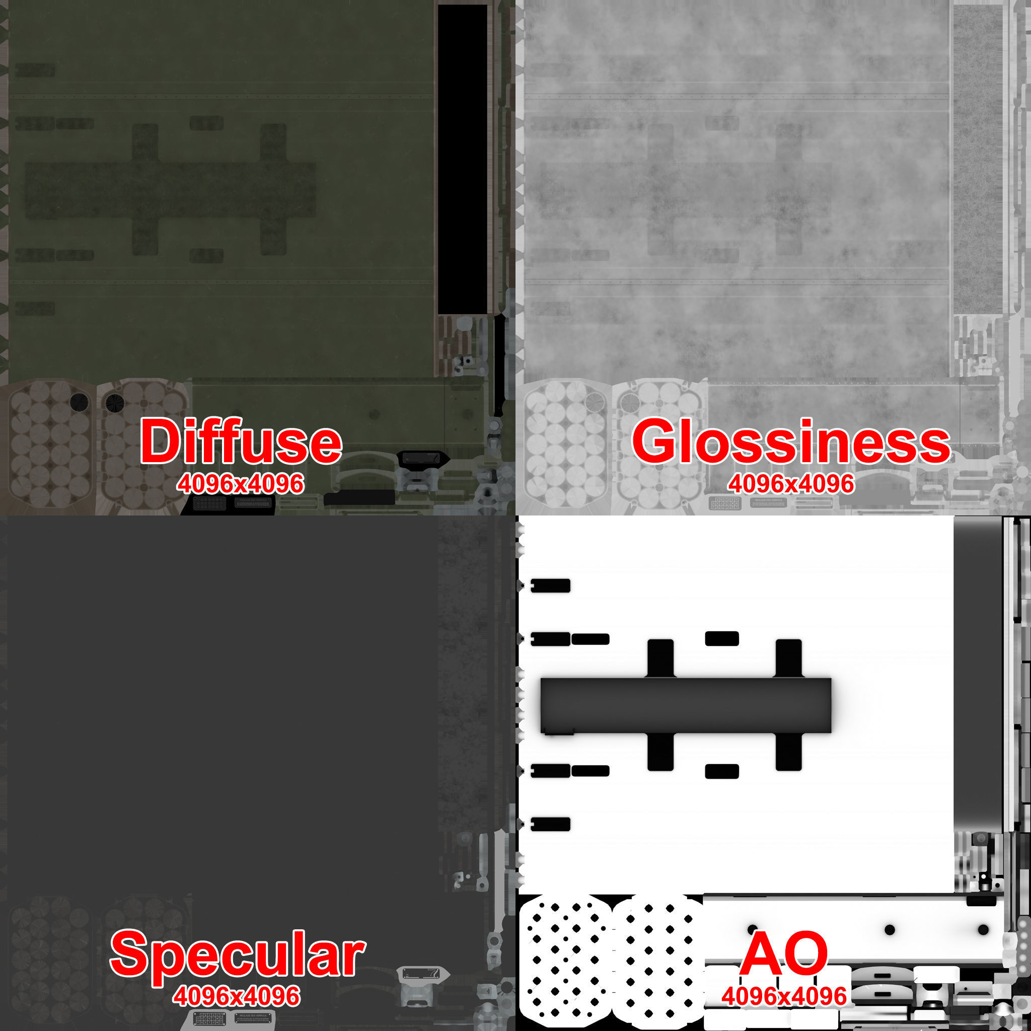 Telson 22 Launcher With Missiles Low-poly 3D model_22