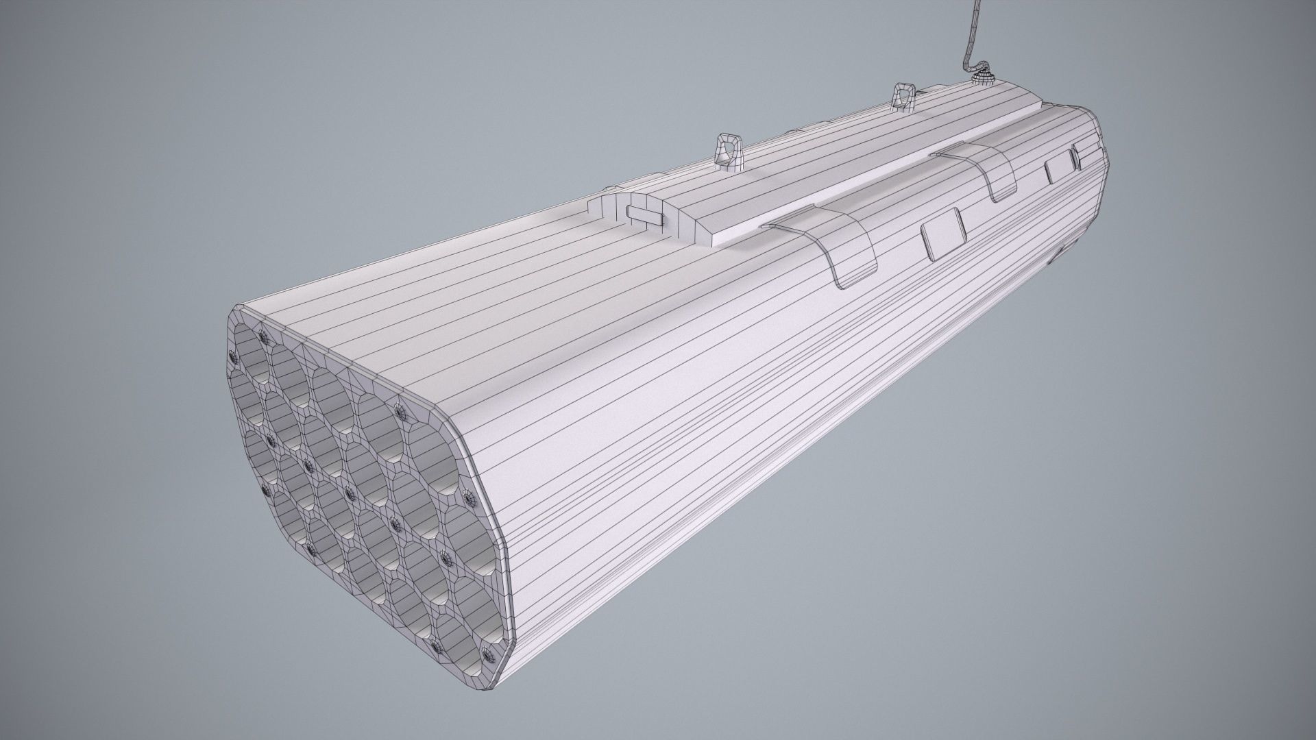 Telson 22 Launcher With Missiles Low-poly 3D model_14