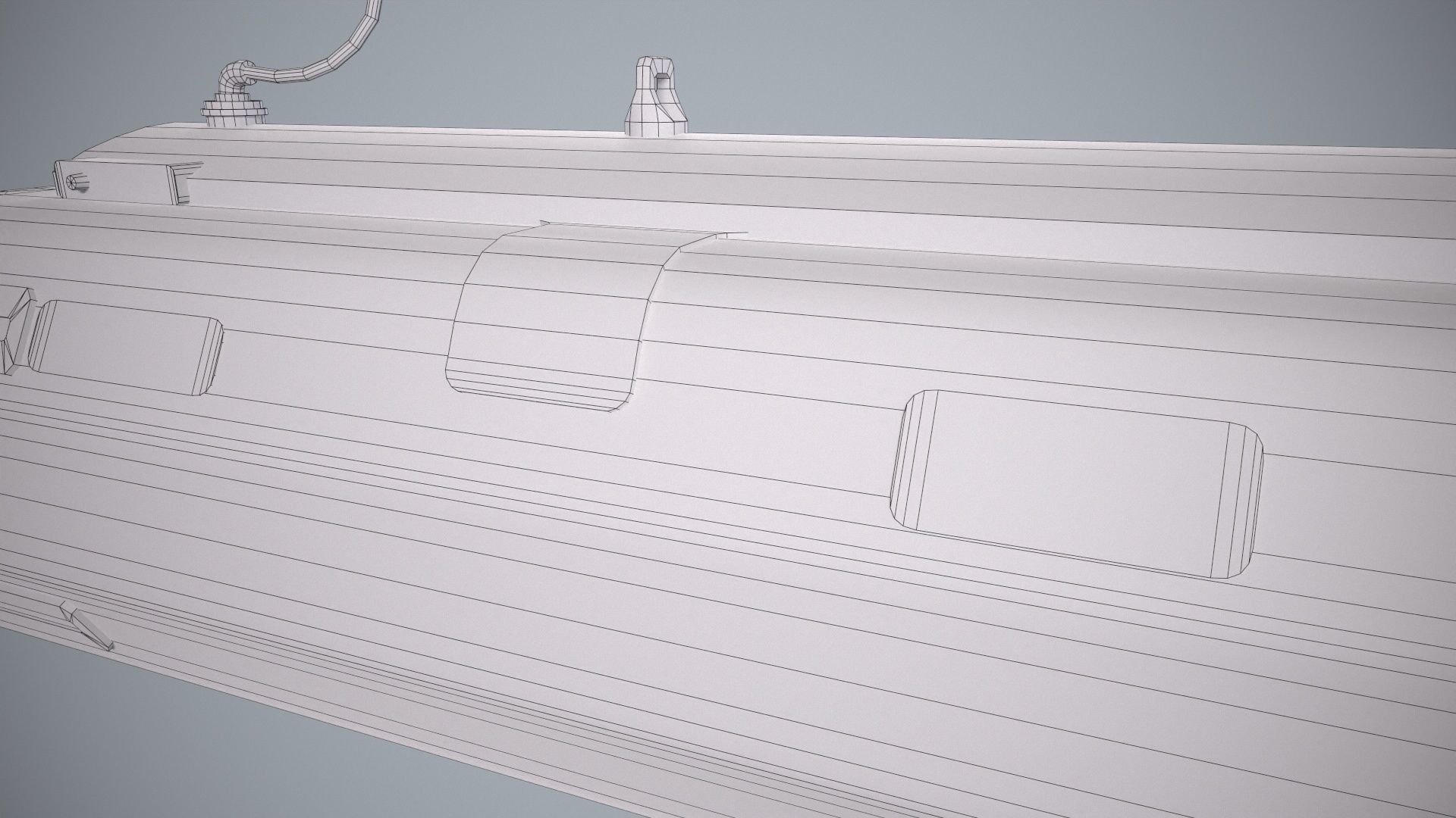 Telson 22 Launcher With Missiles Low-poly 3D model_16