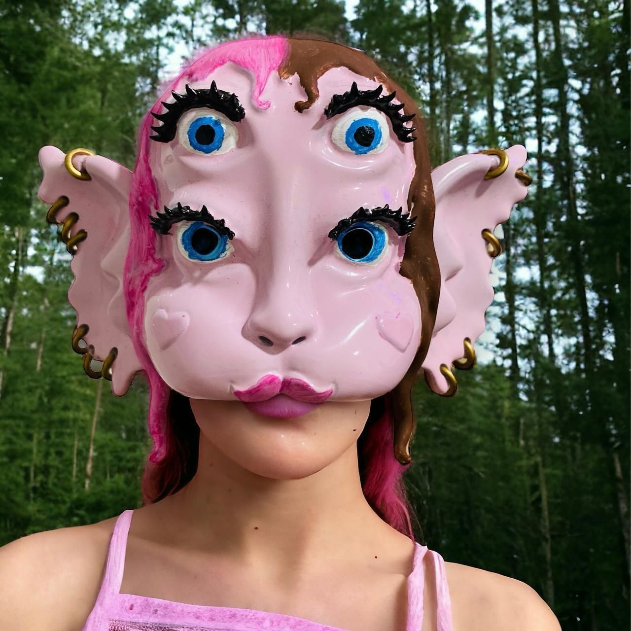 Portals mask melanie martinez 3D print model_4