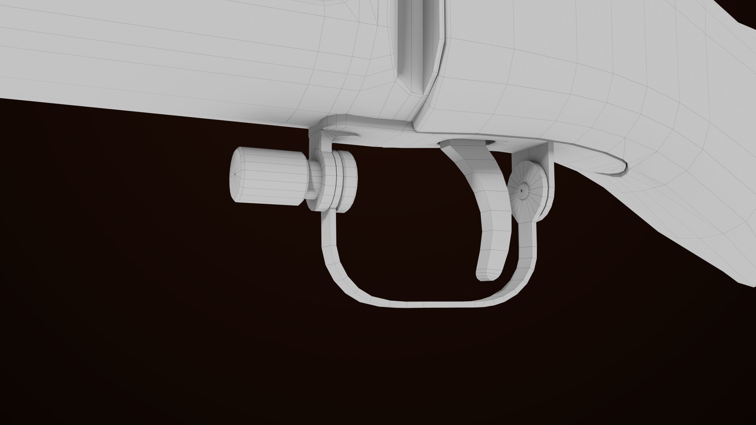 Grenade Launcher 02 Brown Generic PBR Low-poly 3D model_31