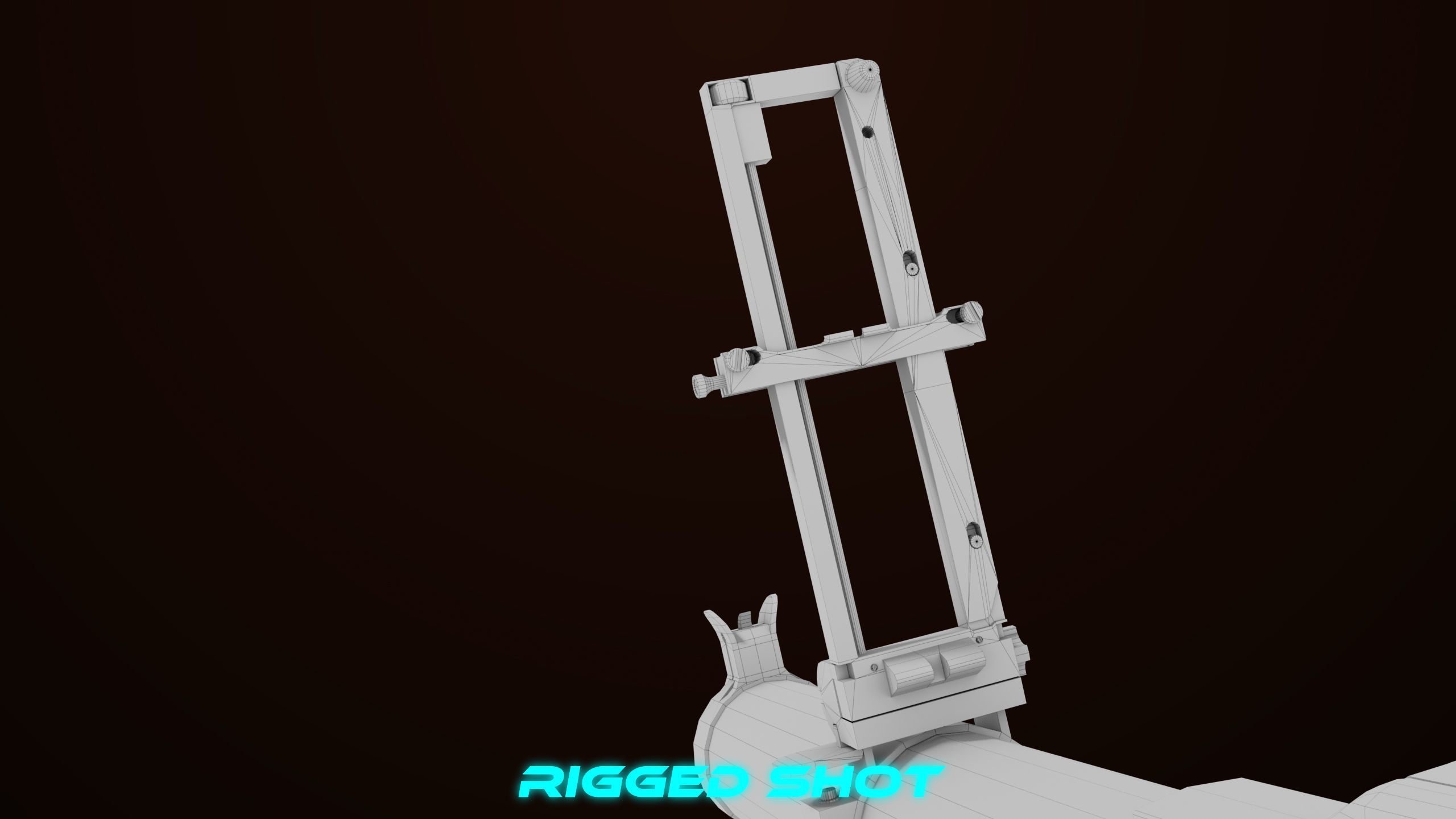 Grenade Launcher 02 Brown Generic PBR Low-poly 3D model_41