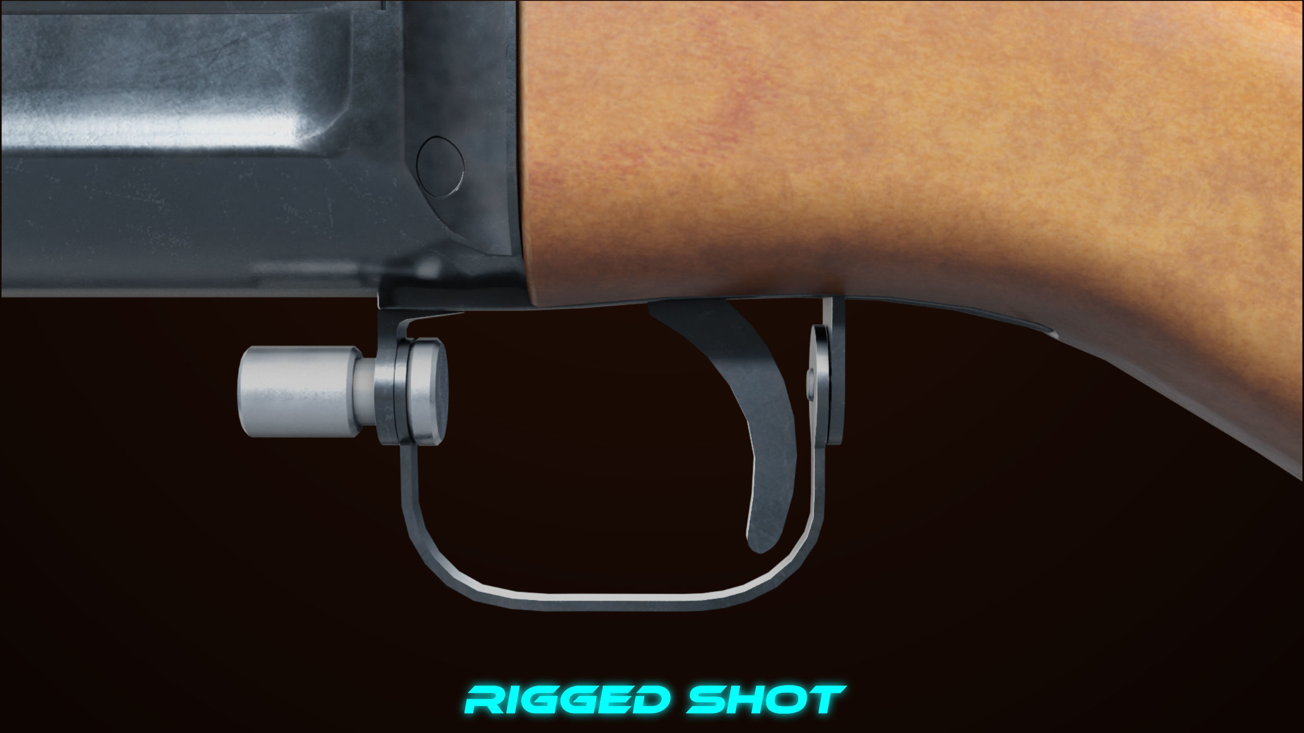 Grenade Launcher 02 Brown Generic PBR Low-poly 3D model_17