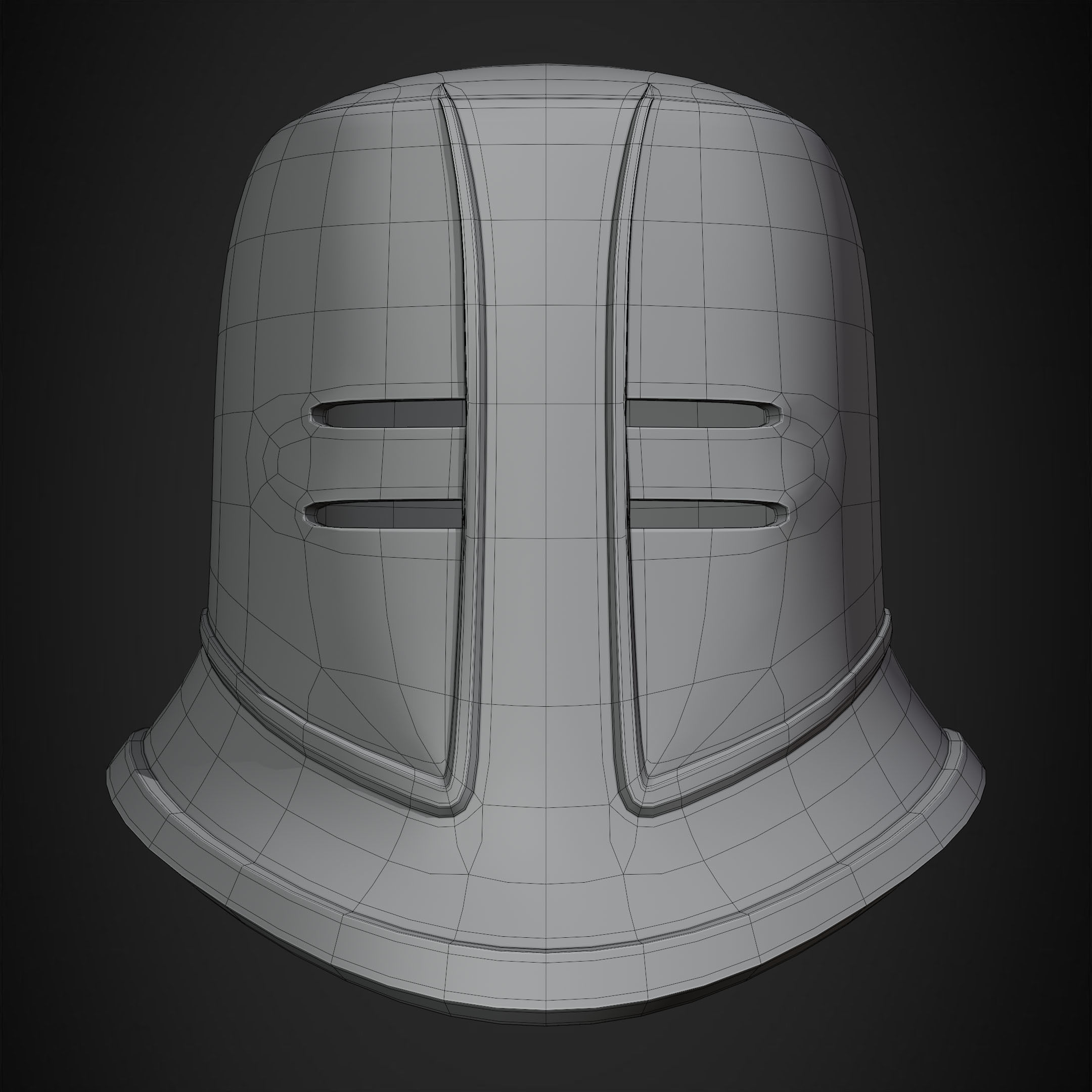 Dark Souls Black Iron Tarkus Helmet for Cosplay 3D print model_10