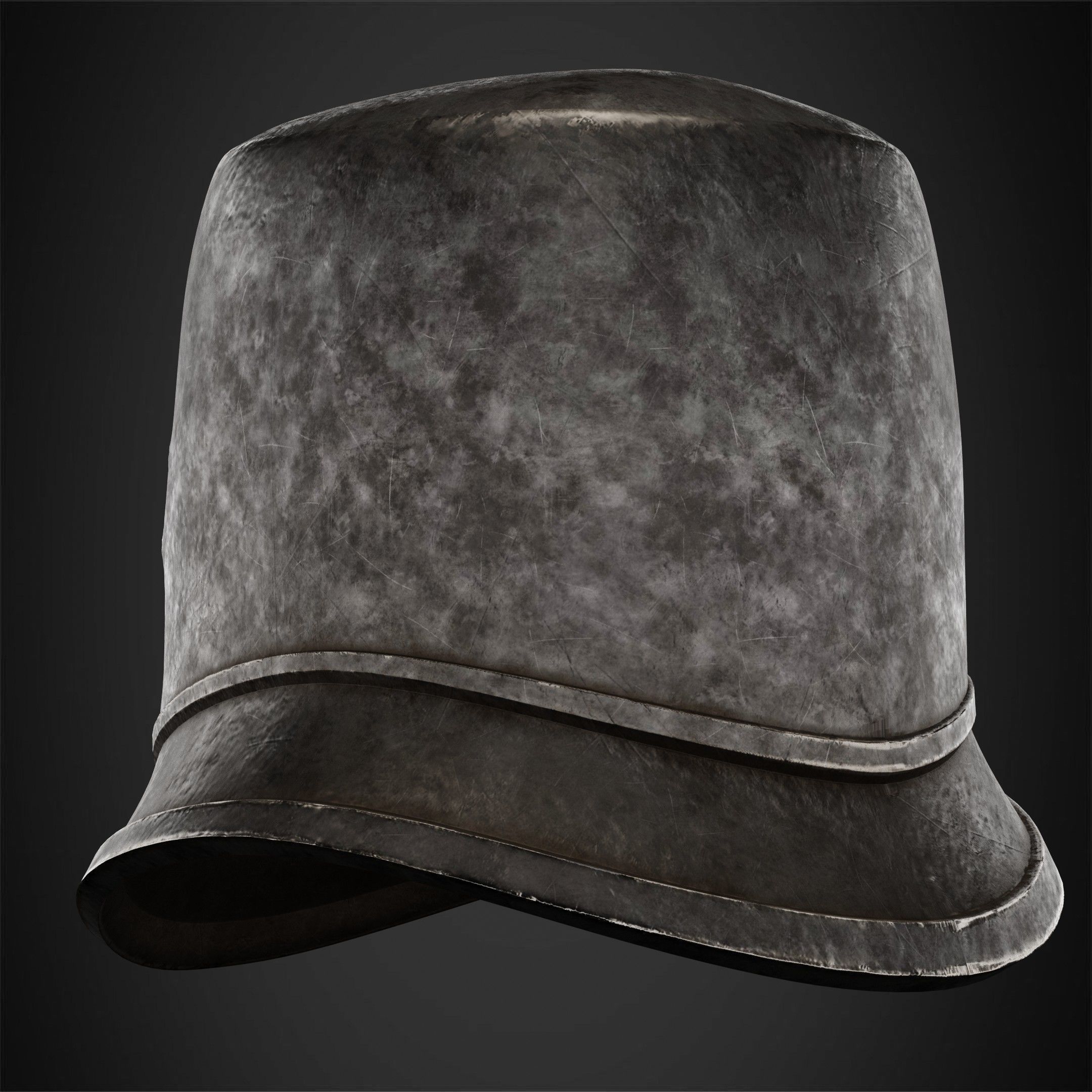 Dark Souls Black Iron Tarkus Helmet for Cosplay 3D print model_5