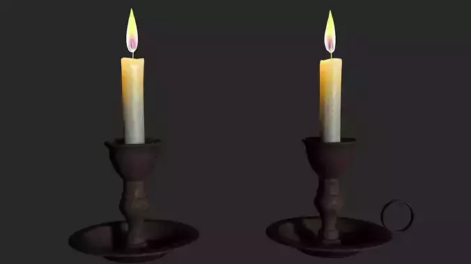 candle decor home interior halloween melting molten light 