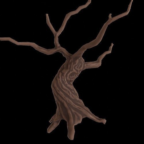 Stylized low poly tree  Free low-poly 3D model