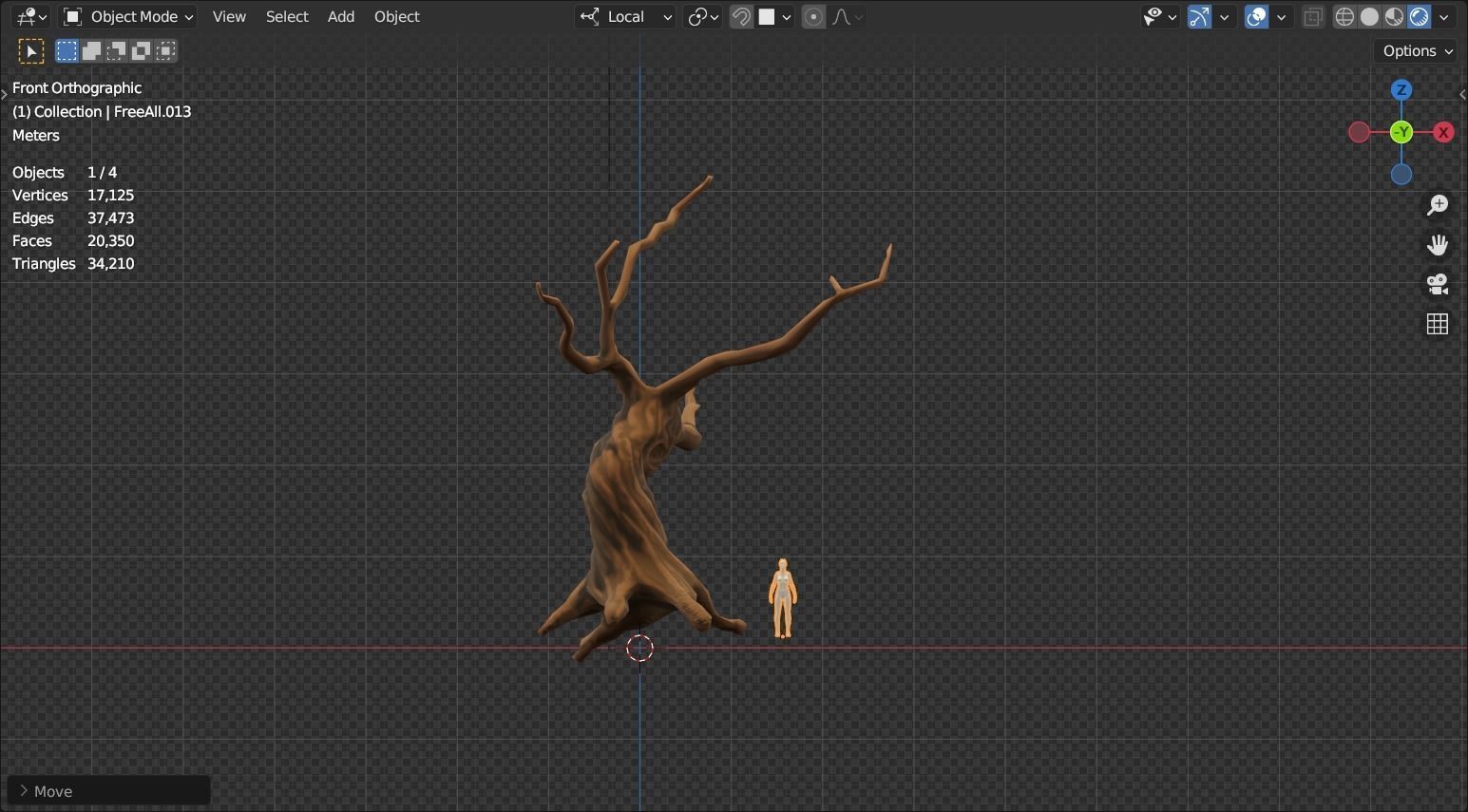 Stylized low poly tree  Free low-poly 3D model_6