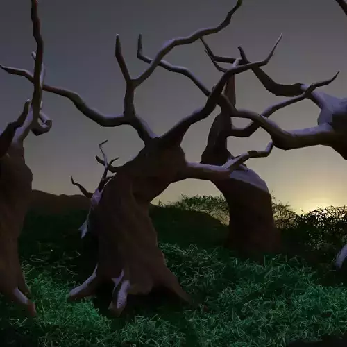 Stylized low poly tree  Free low-poly 3D model