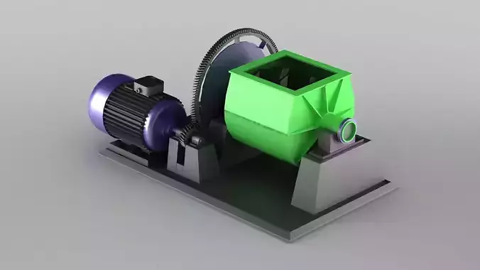 machine industry industrial equipment manufacture production 3D model