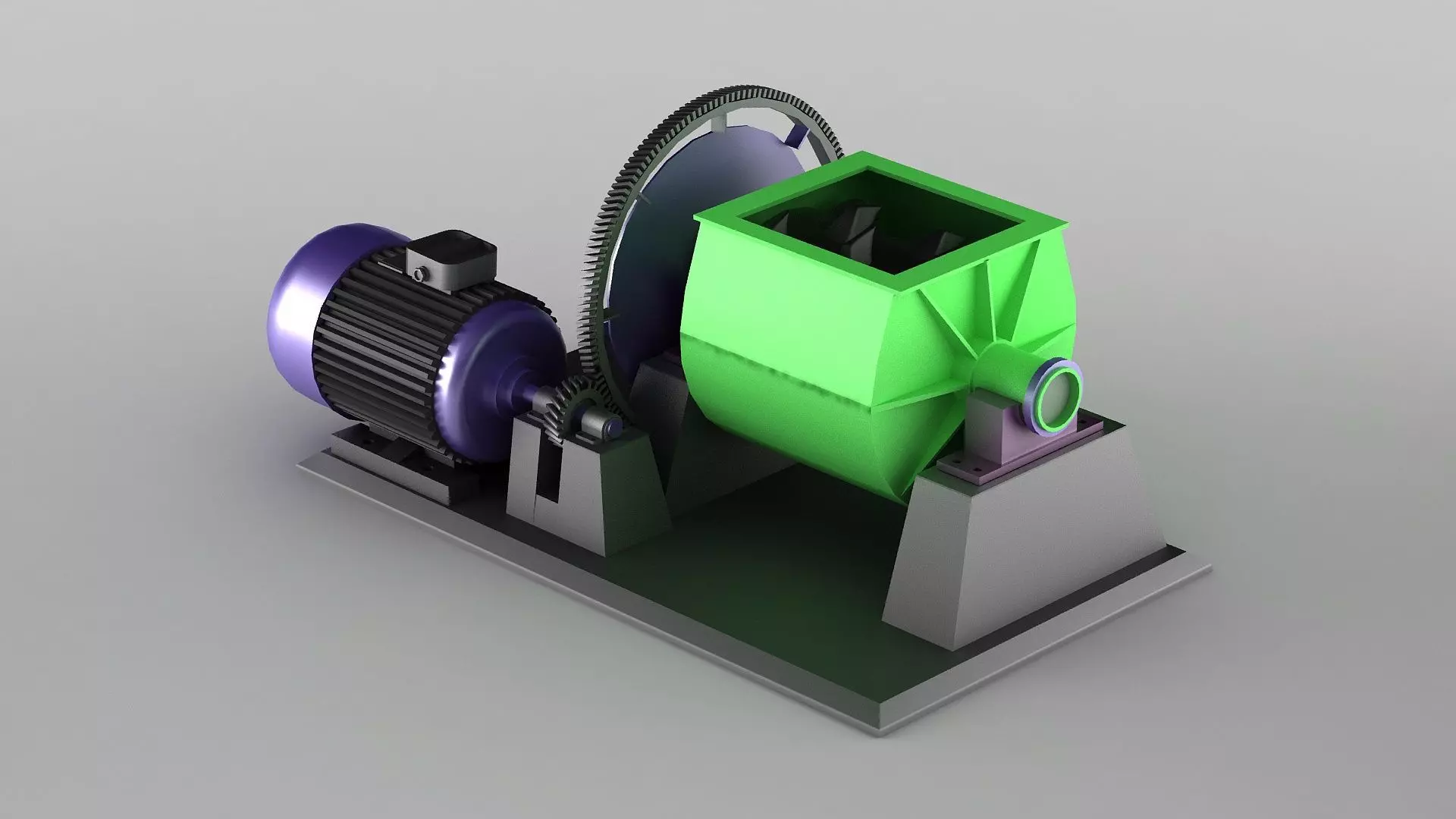 machine industry industrial equipment manufacture production 3D model_0