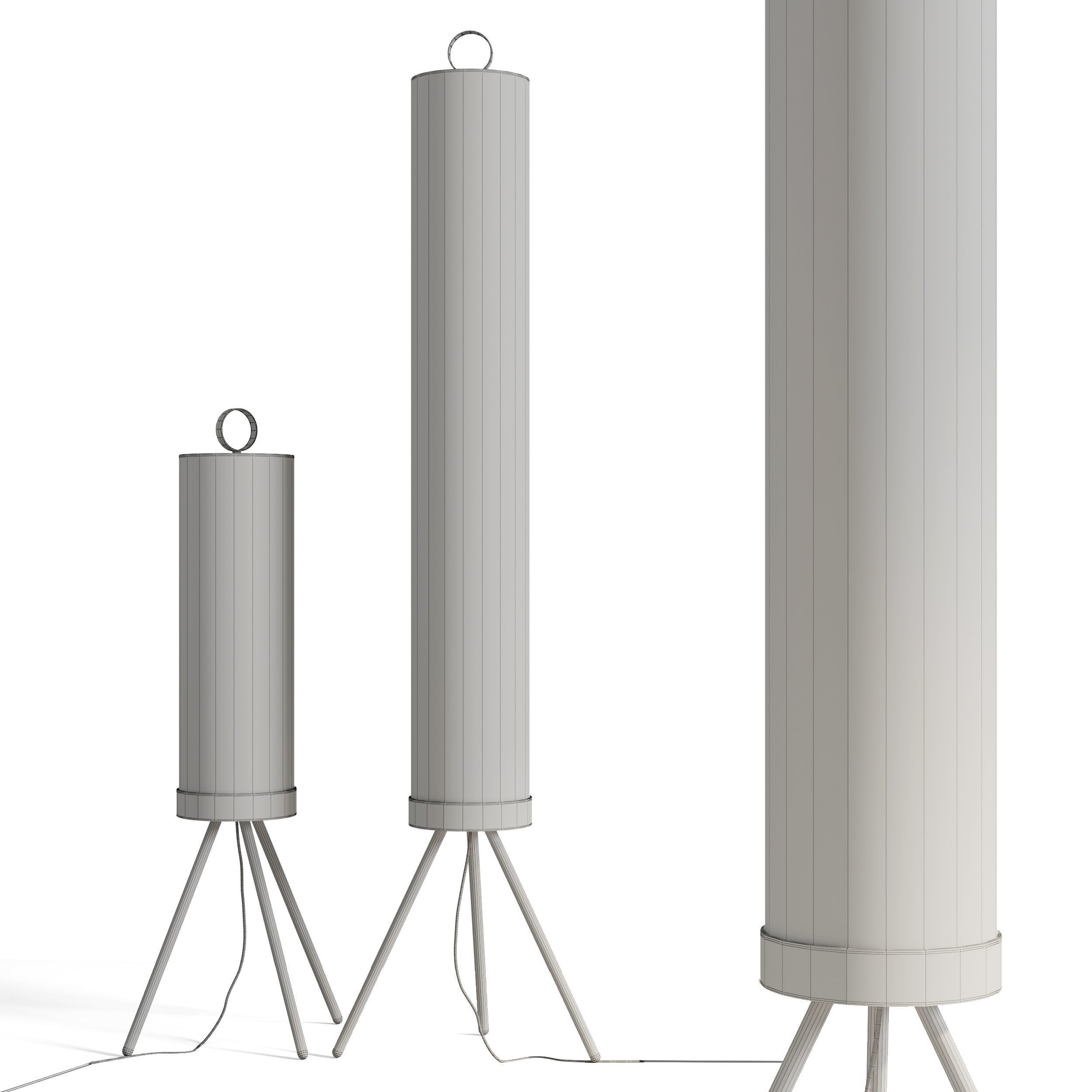 nooi aromas floor lights Low-poly 3D model_2