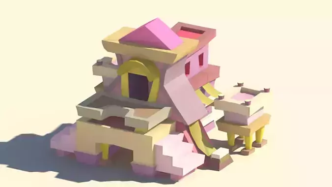 Design  house  cartoon origami  Paper House