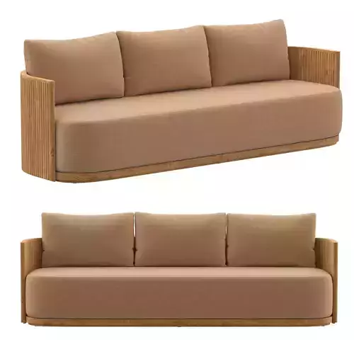 BYRON TEAK SOFA