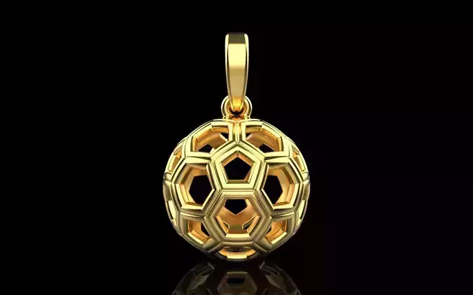 Soccer football ball pendant model 822