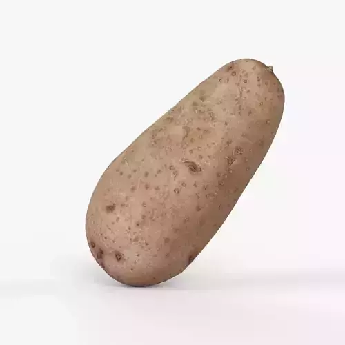 Photorealistic 3D scan of potato