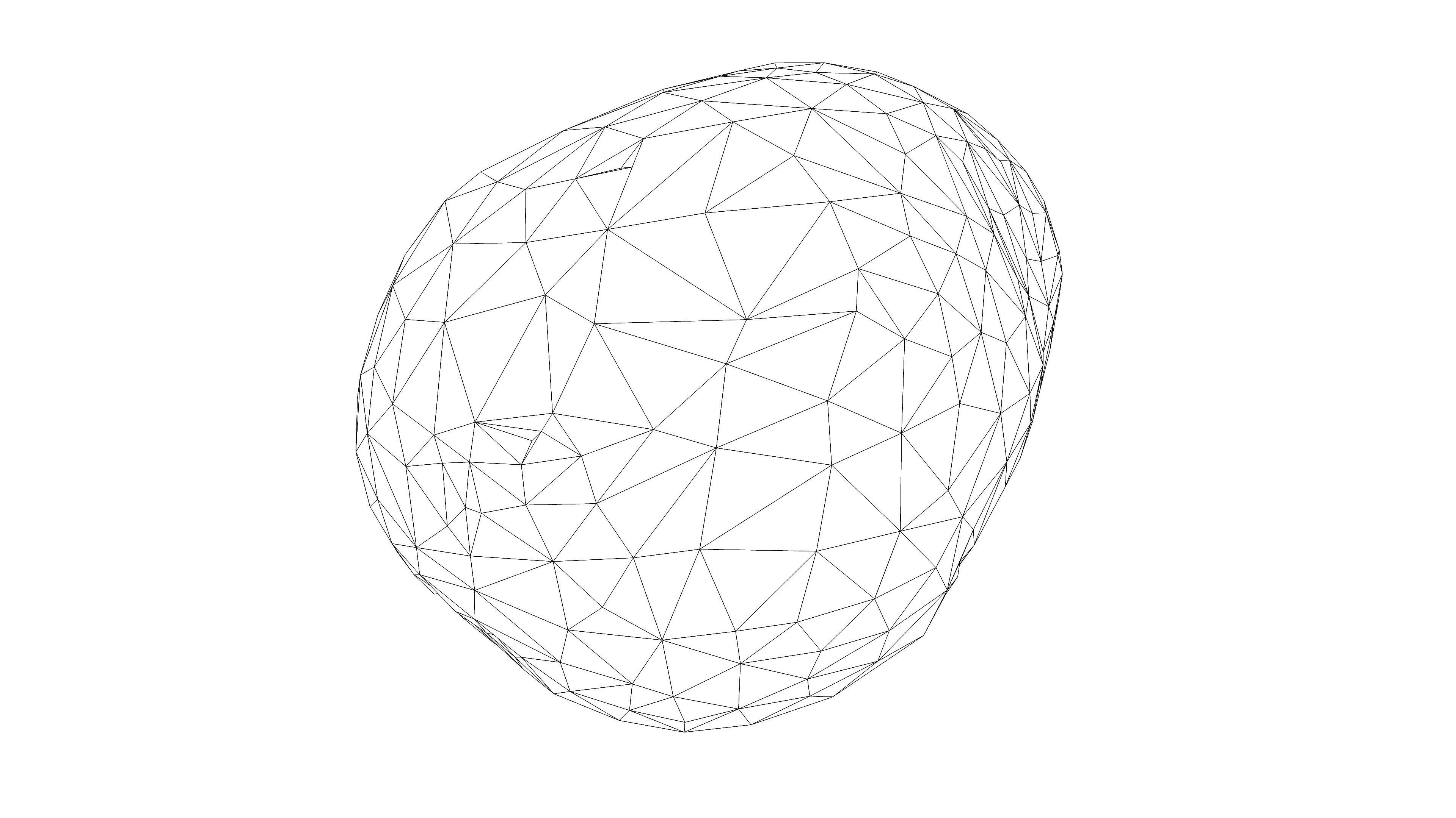 Photorealistic 3D scan of potato Low-poly 3D model_16