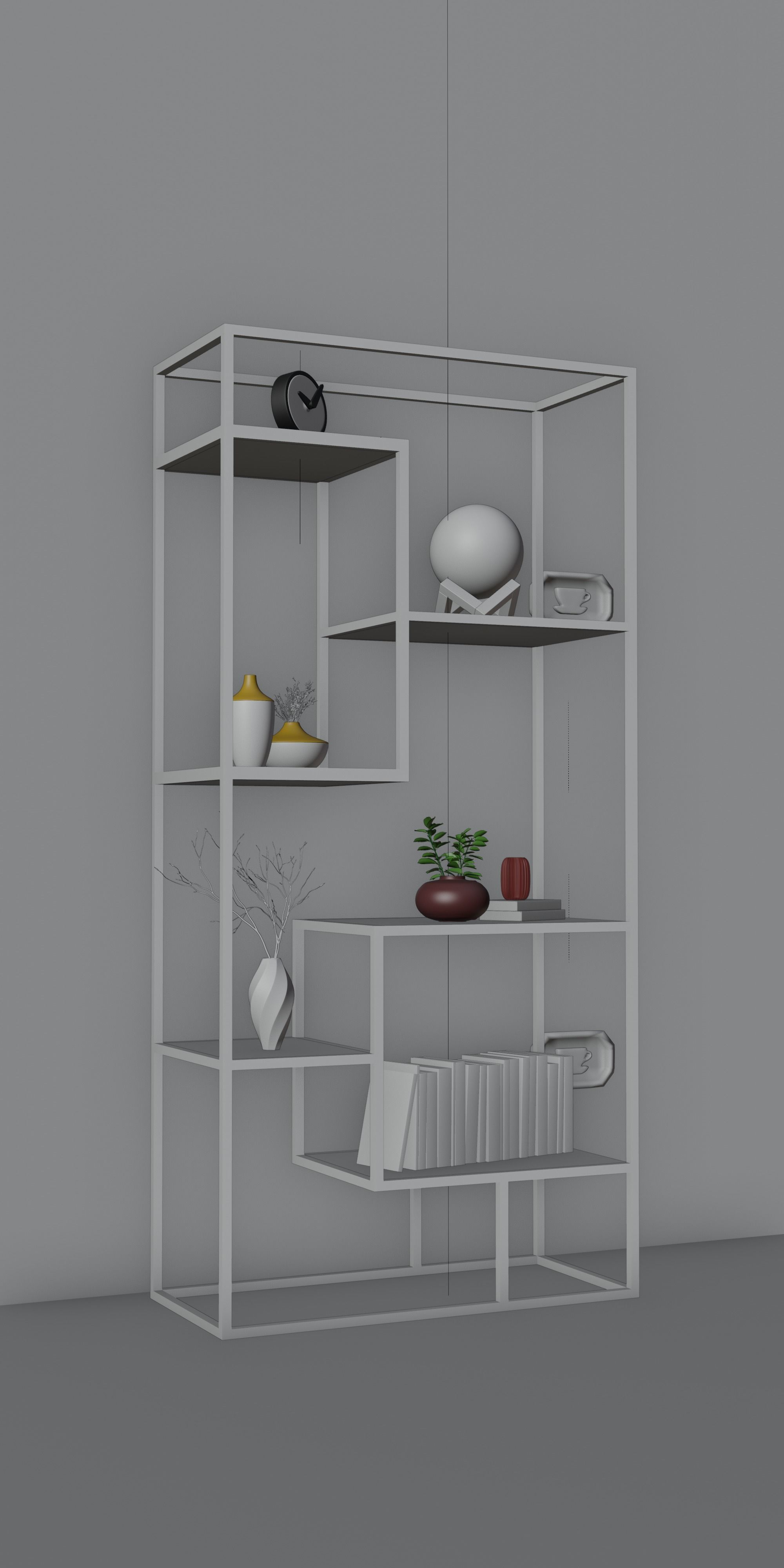 shelf 3D model_2