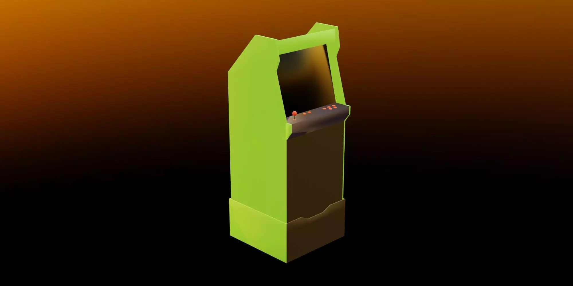 Game Arcade Free low-poly 3D model_0