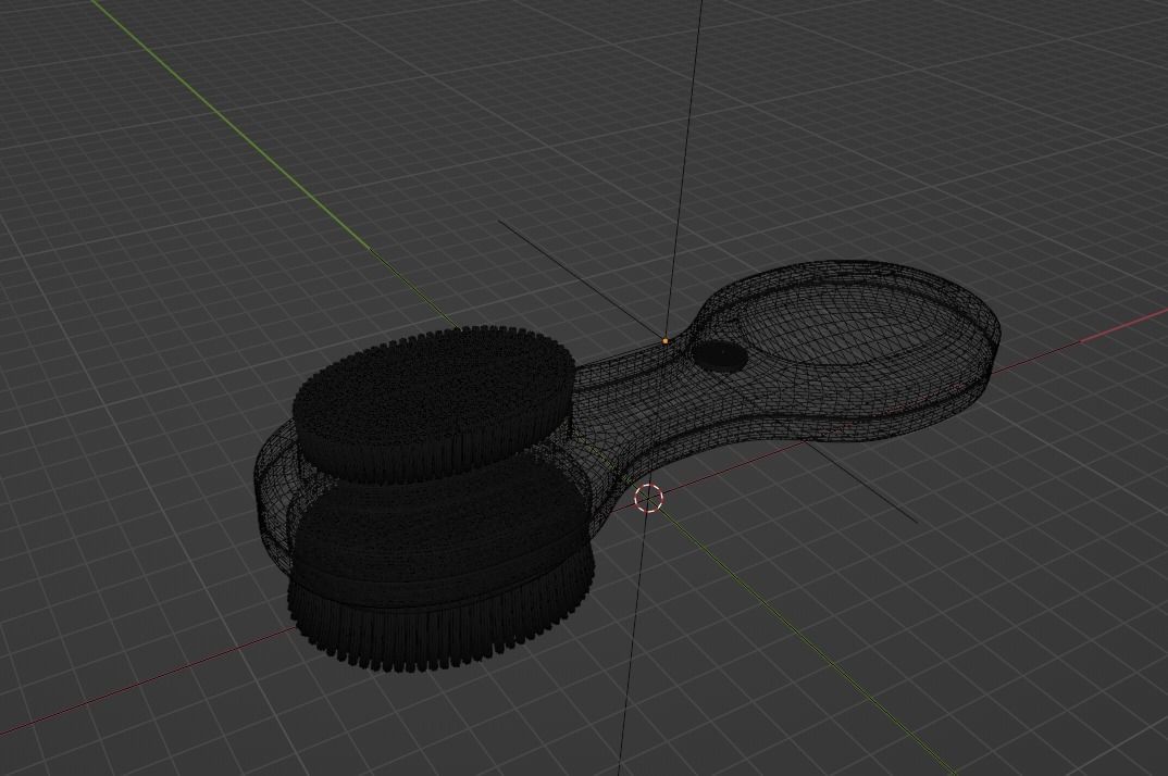 Pet Grooming Brush Low-poly 3D model_7