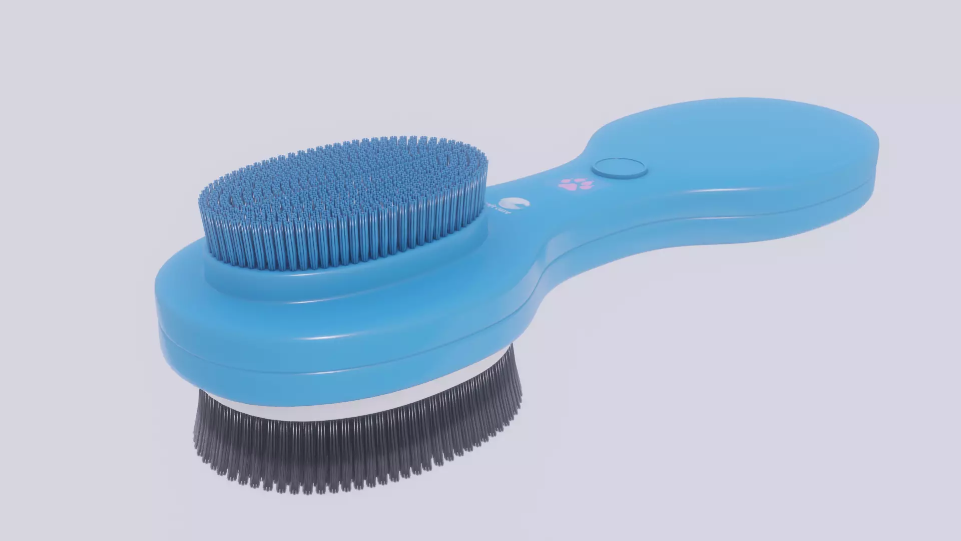 Pet Grooming Brush Low-poly 3D model_0