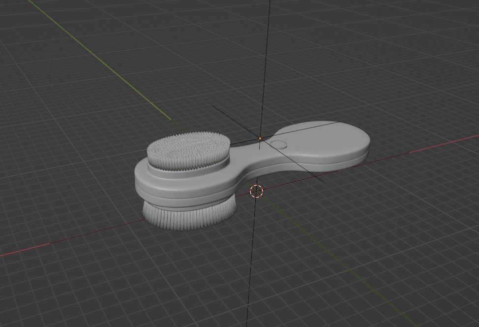 Pet Grooming Brush Low-poly 3D model_6