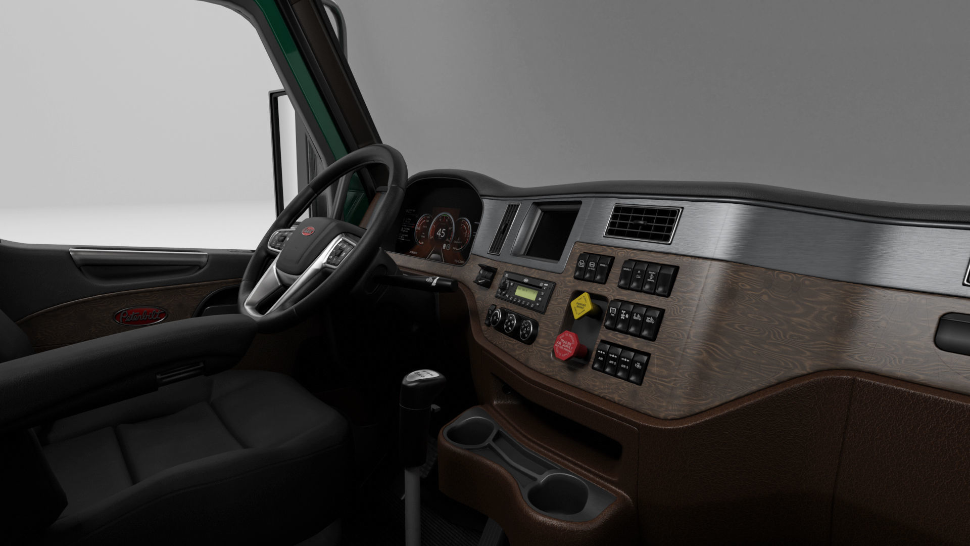 Peterbilt 589 Semi Truck 3D model_7