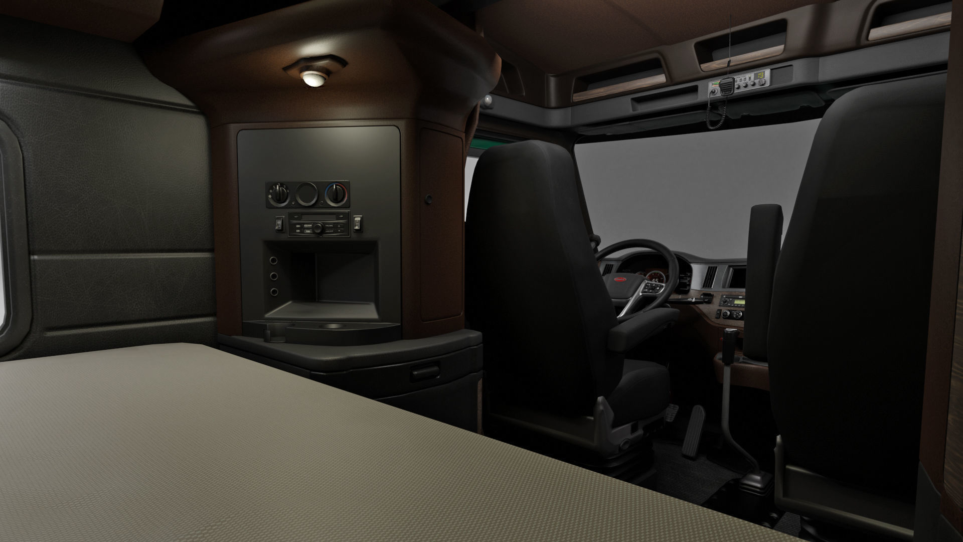 Peterbilt 589 Semi Truck 3D model_1