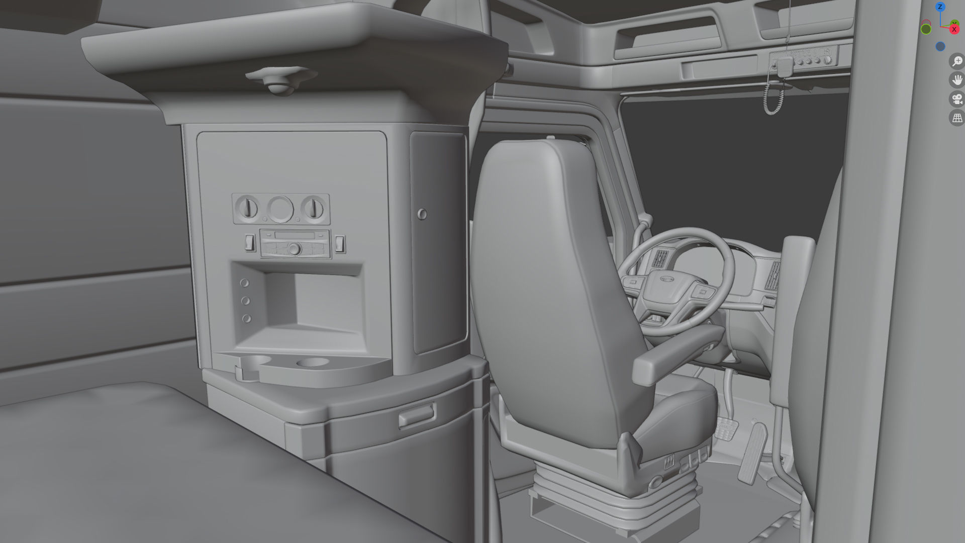 Peterbilt 589 Semi Truck 3D model_21