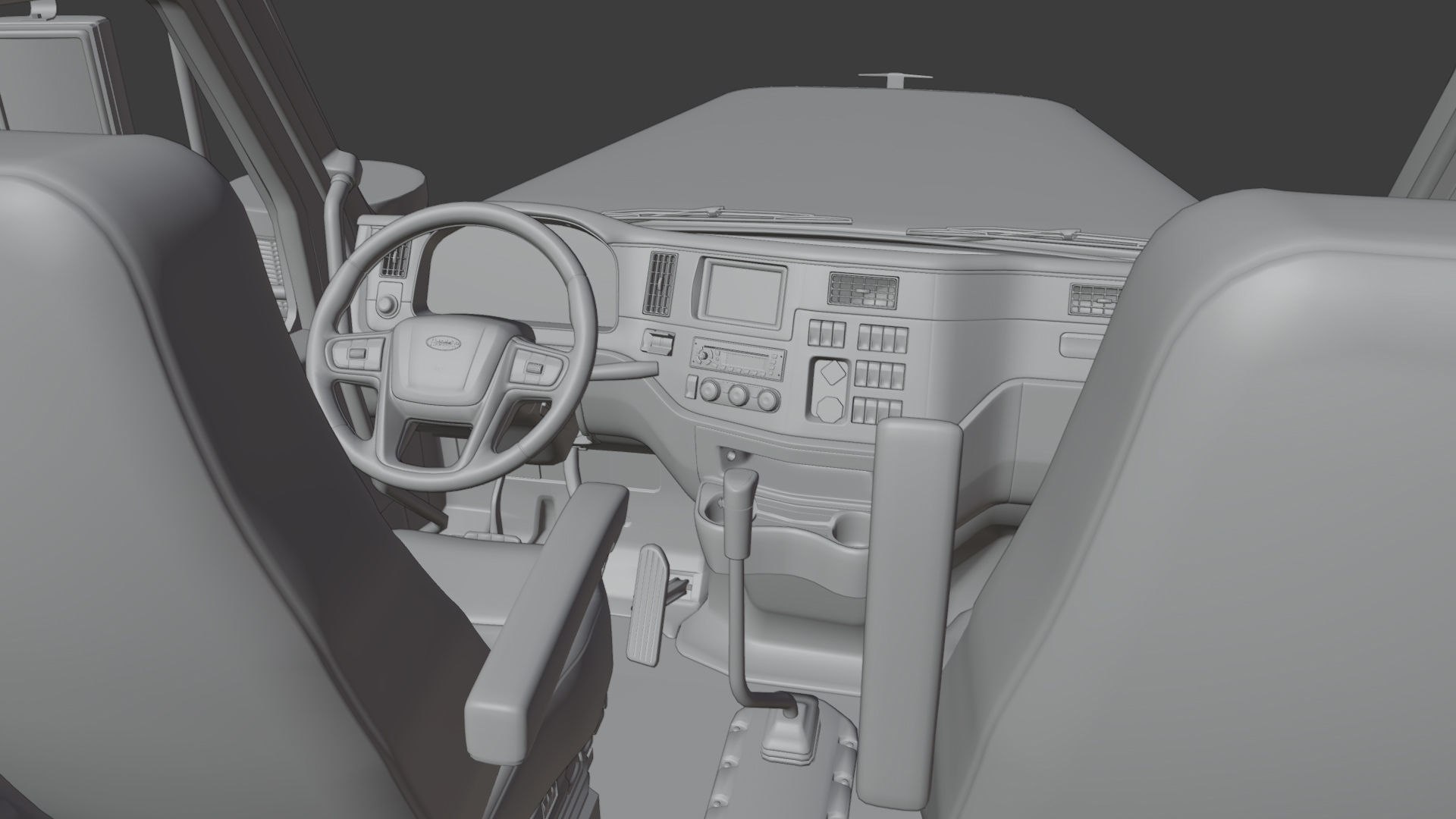 Peterbilt 589 Semi Truck 3D model_20