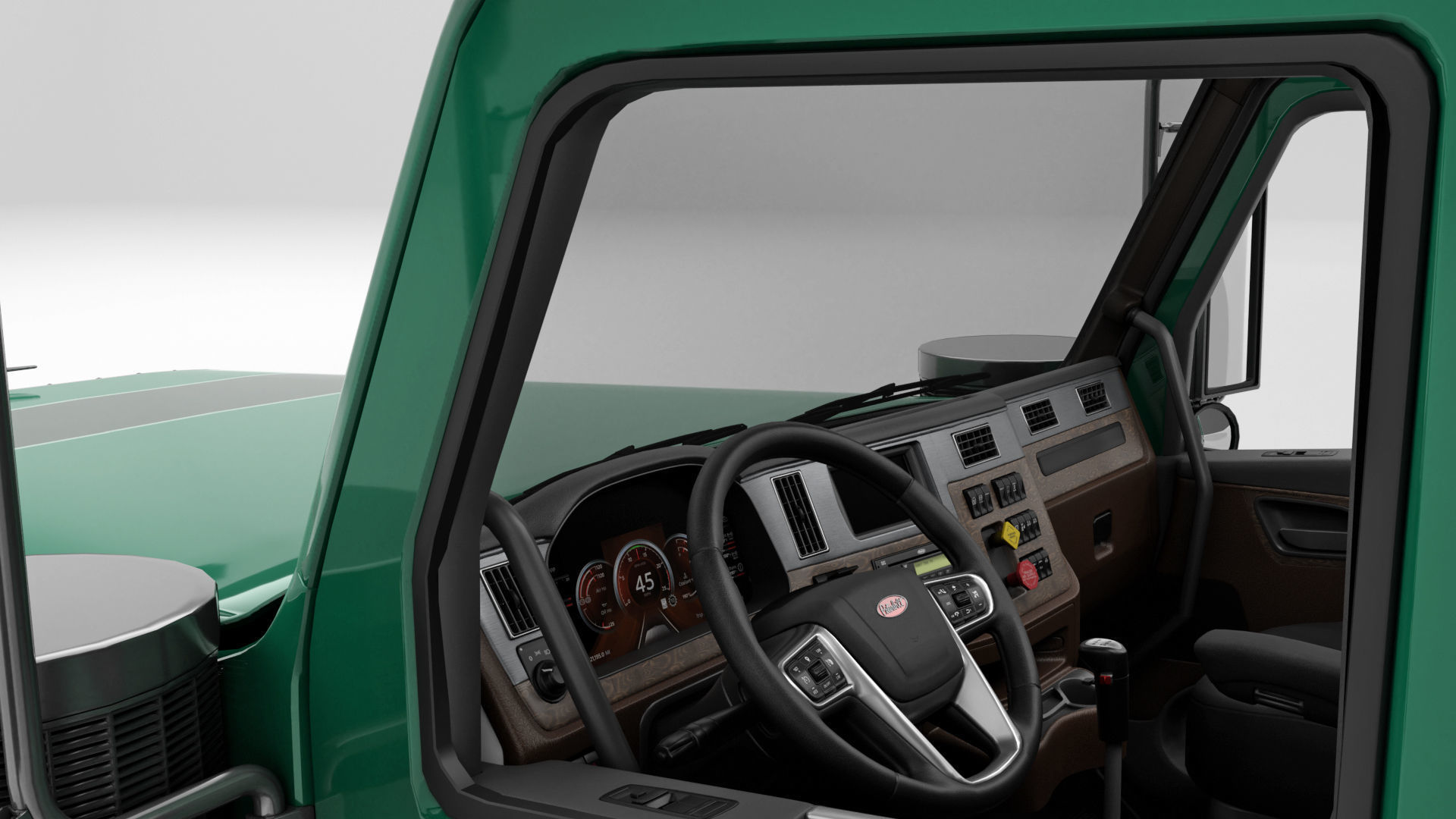 Peterbilt 589 Semi Truck 3D model_13