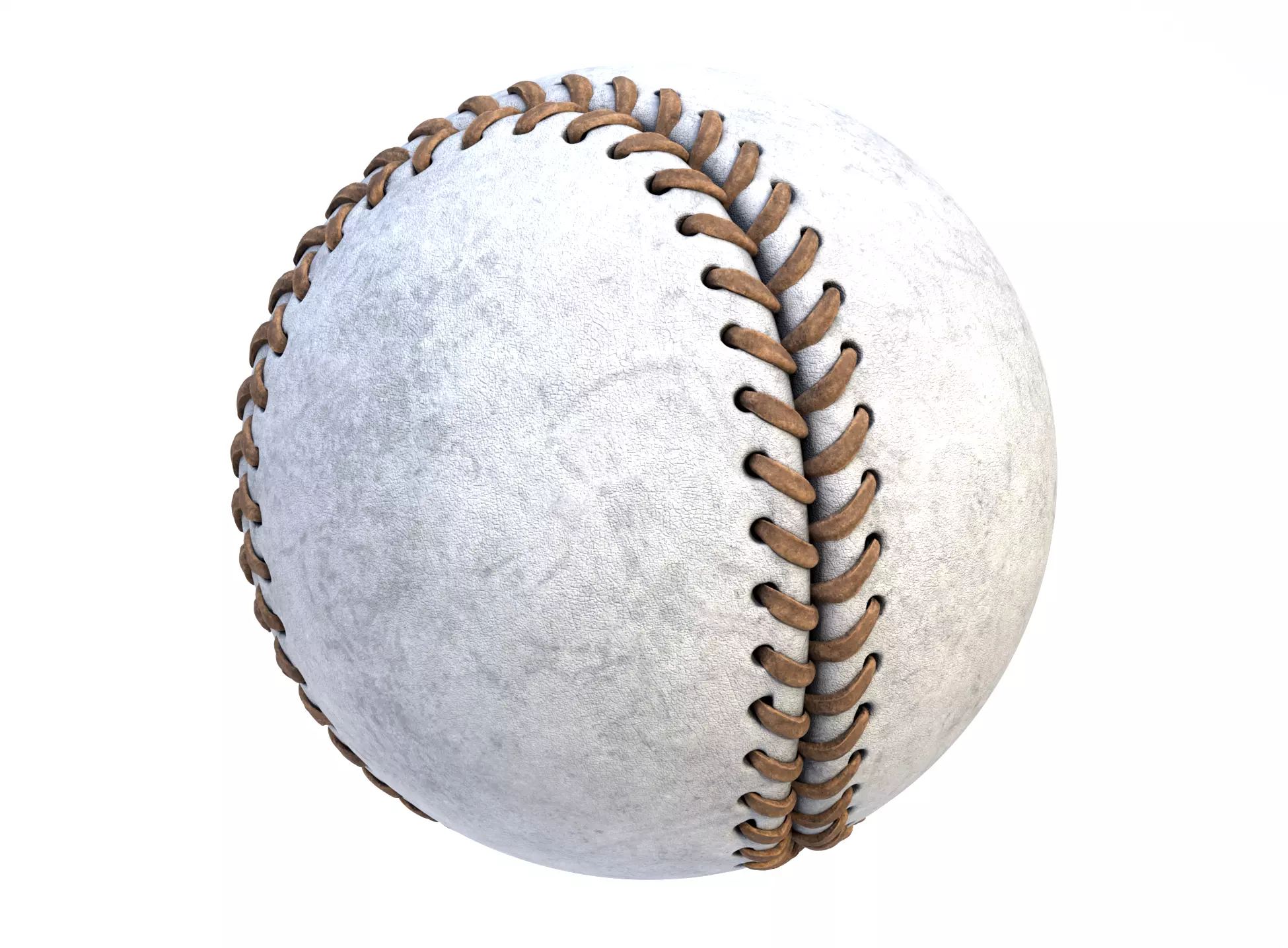 Baseball ball 02 3D model