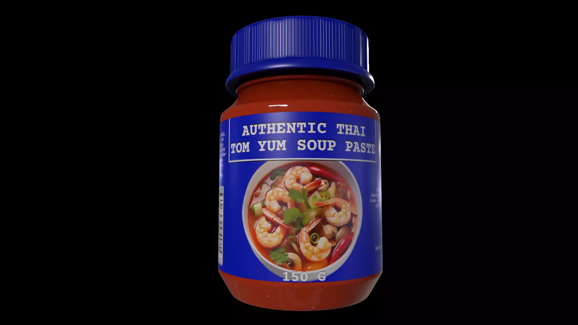 Tom Yum Soup Paste - GAME READY PBR Low-poly 3D model