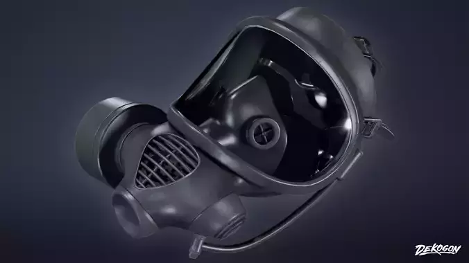 QUARANTINE TENT - Hazmat Mask 01 - LOW POLY