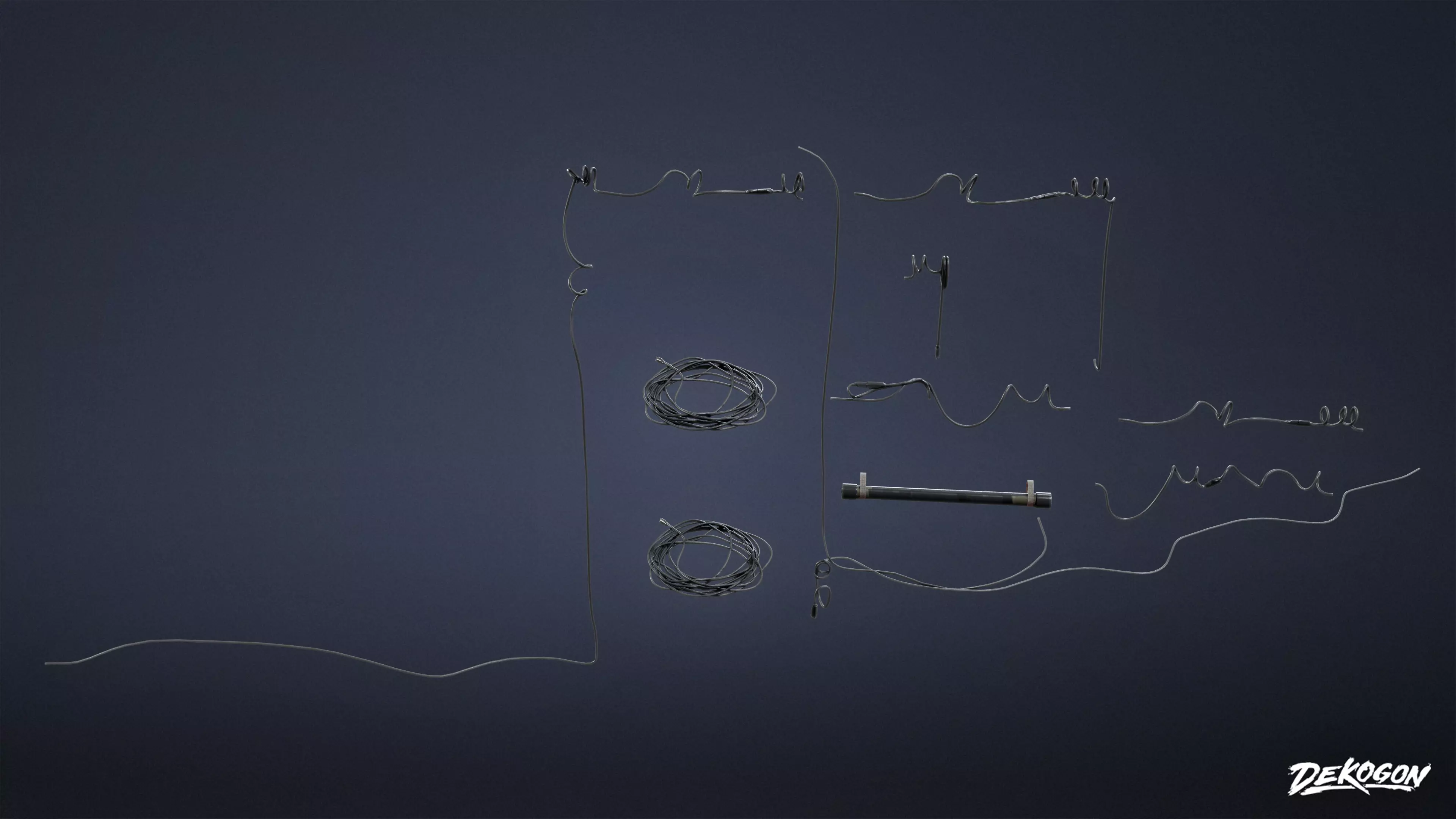 QUARANTINE TENT - Lighting 01 - LOW POLY Low-poly 3D model_0