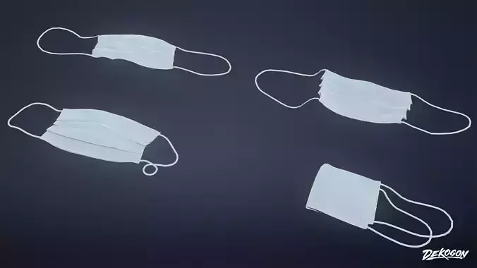 QUARANTINE TENT - Masks 01 - LOW POLY